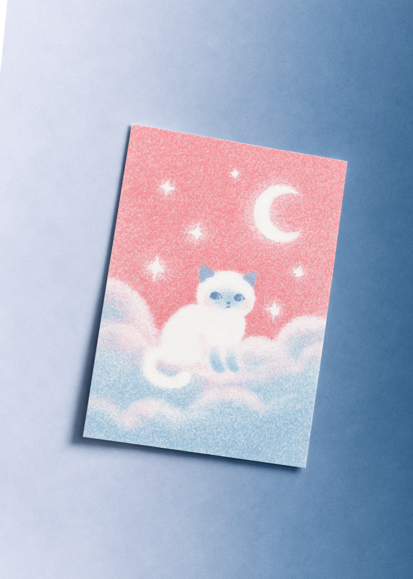 cute siamese cat mockup 1