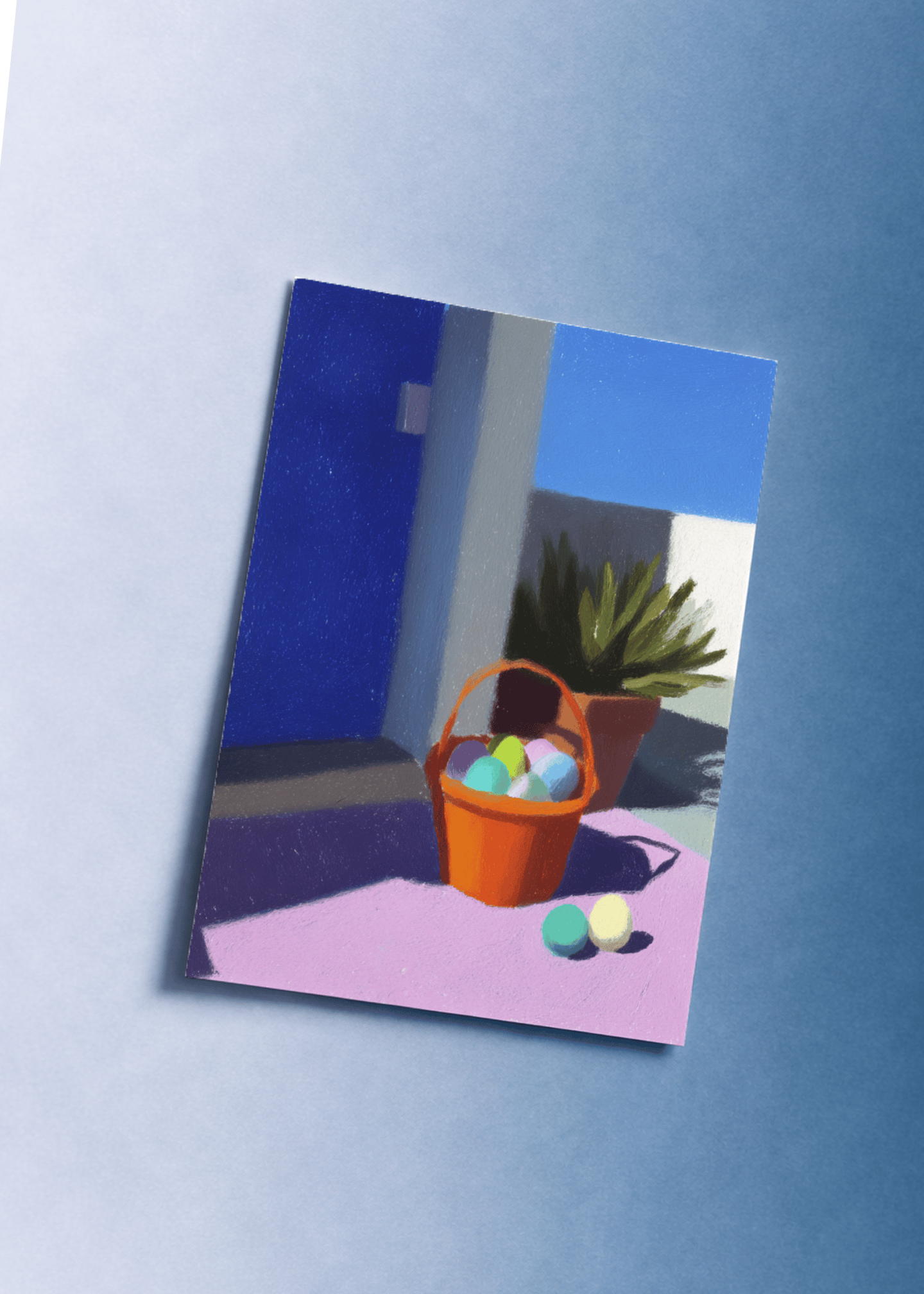 easter egg painting mockup 1