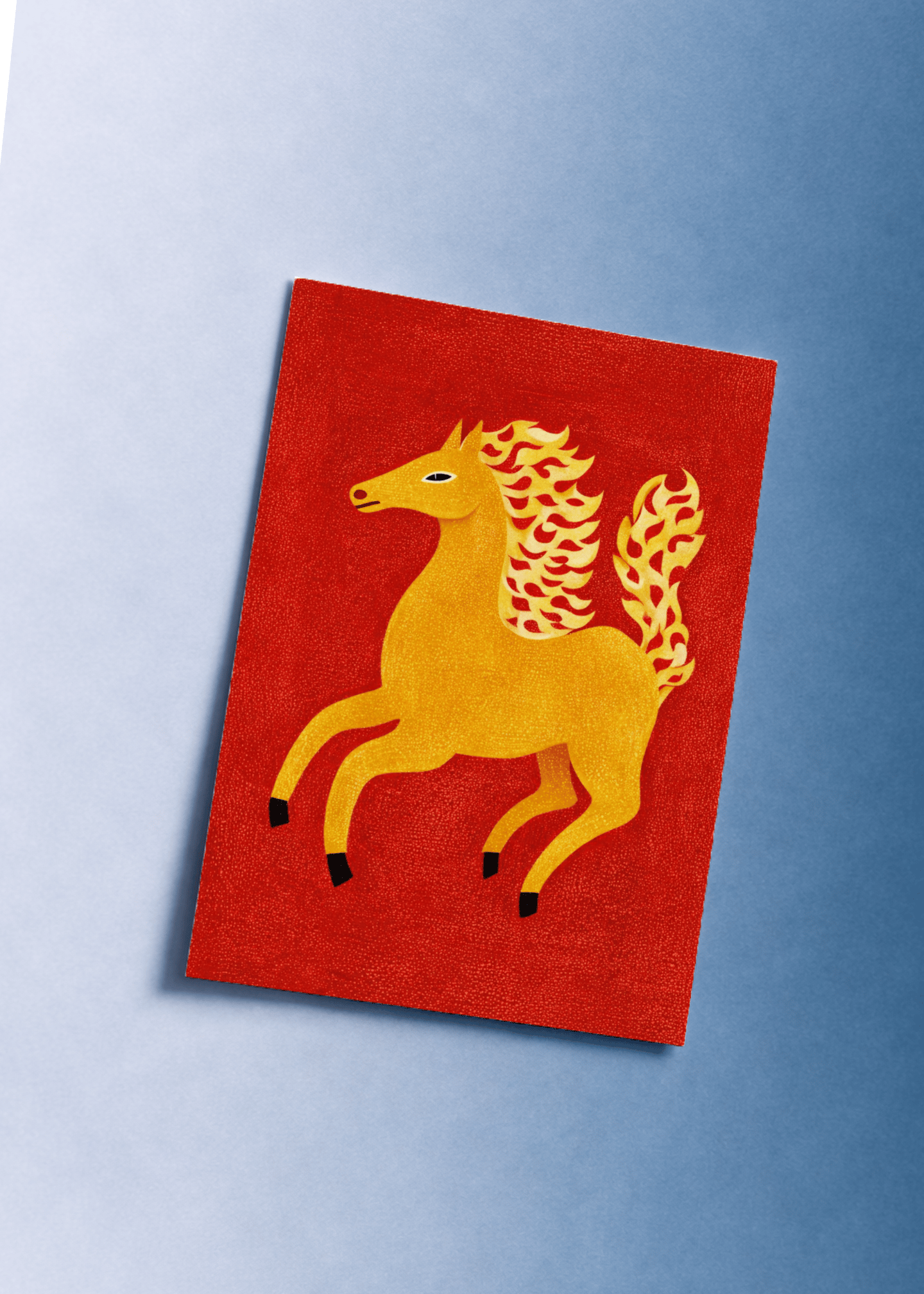 Fiery Horse of Good Fortune mockup 1