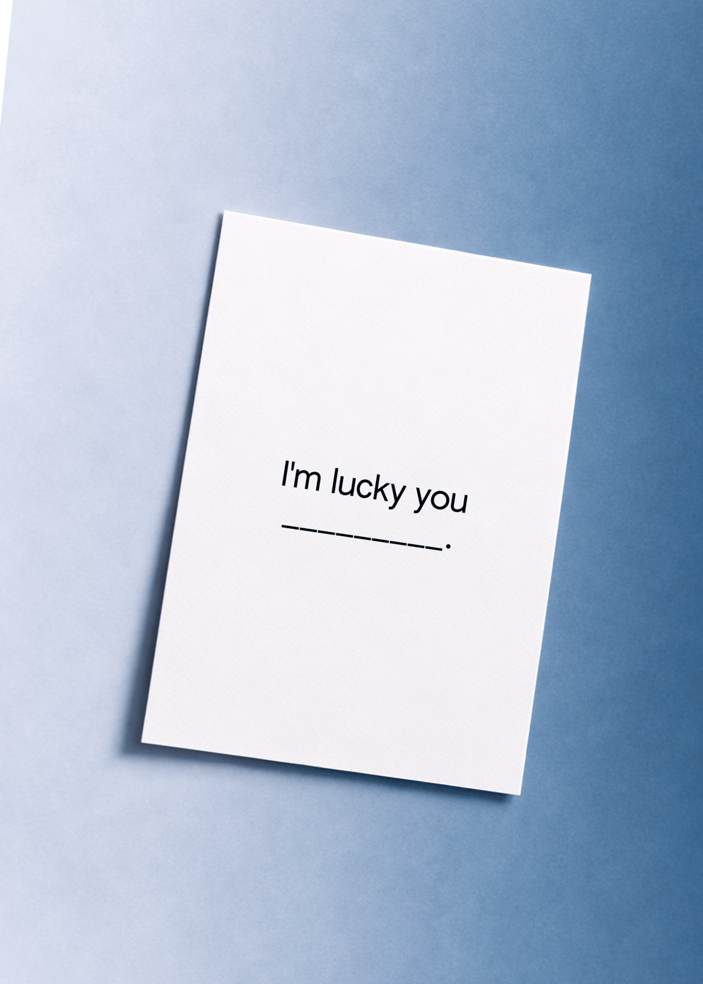 I'm luky you mockup 1