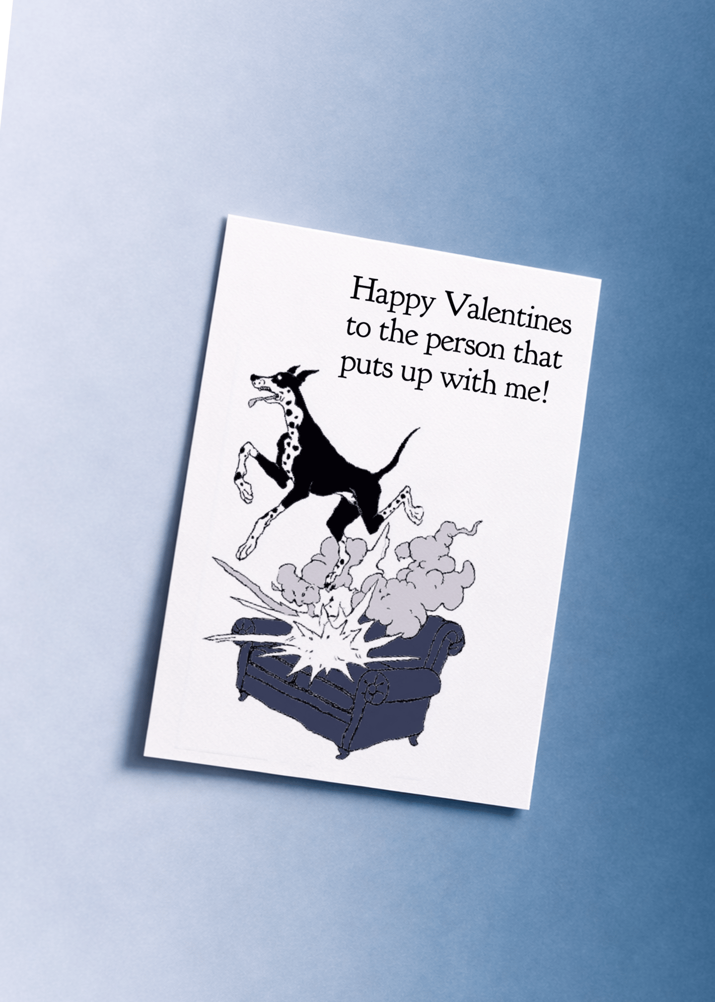 Playful Valentine's Card for Your Partner mockup 1