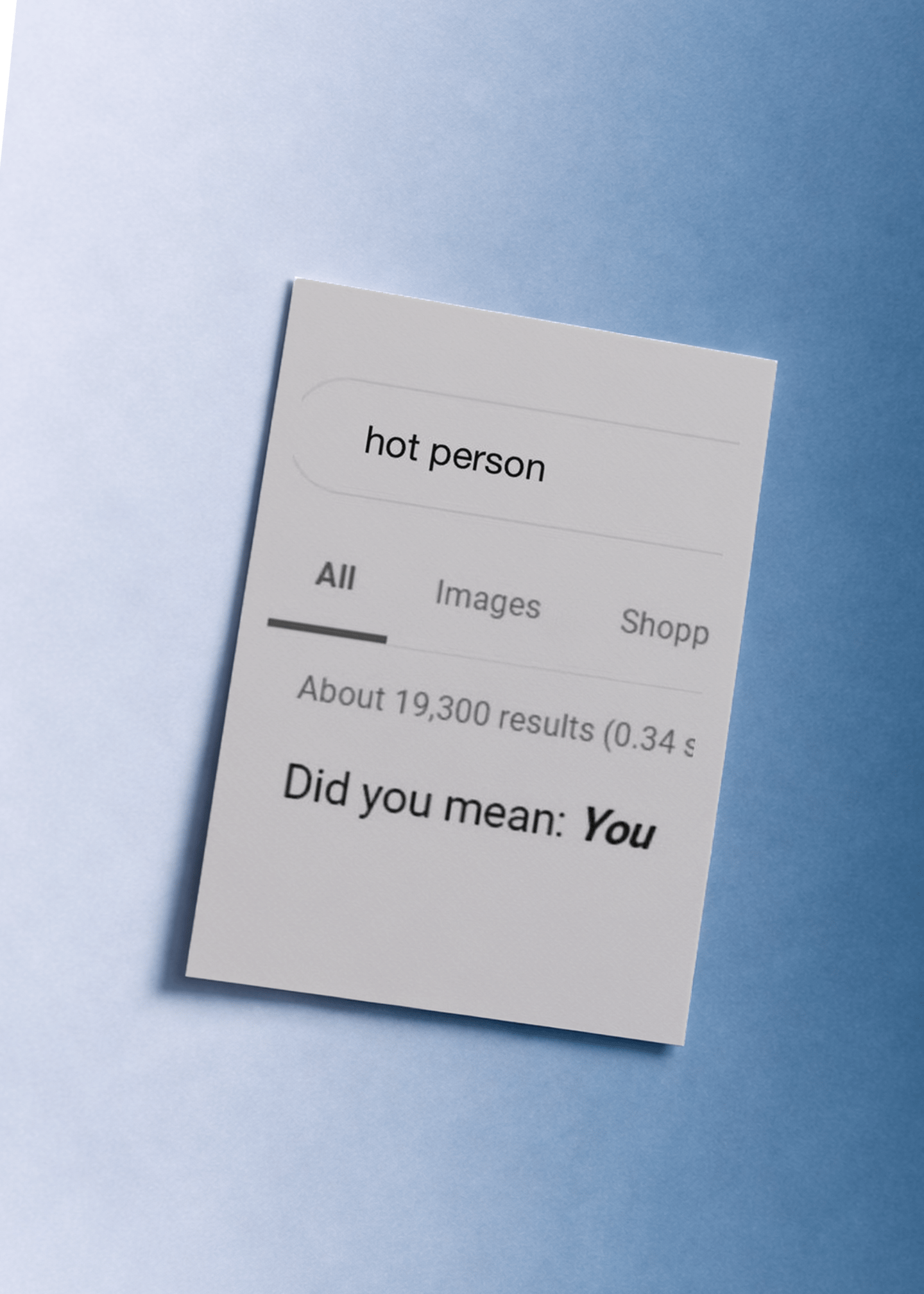 You're the Hottest Search Result mockup 1