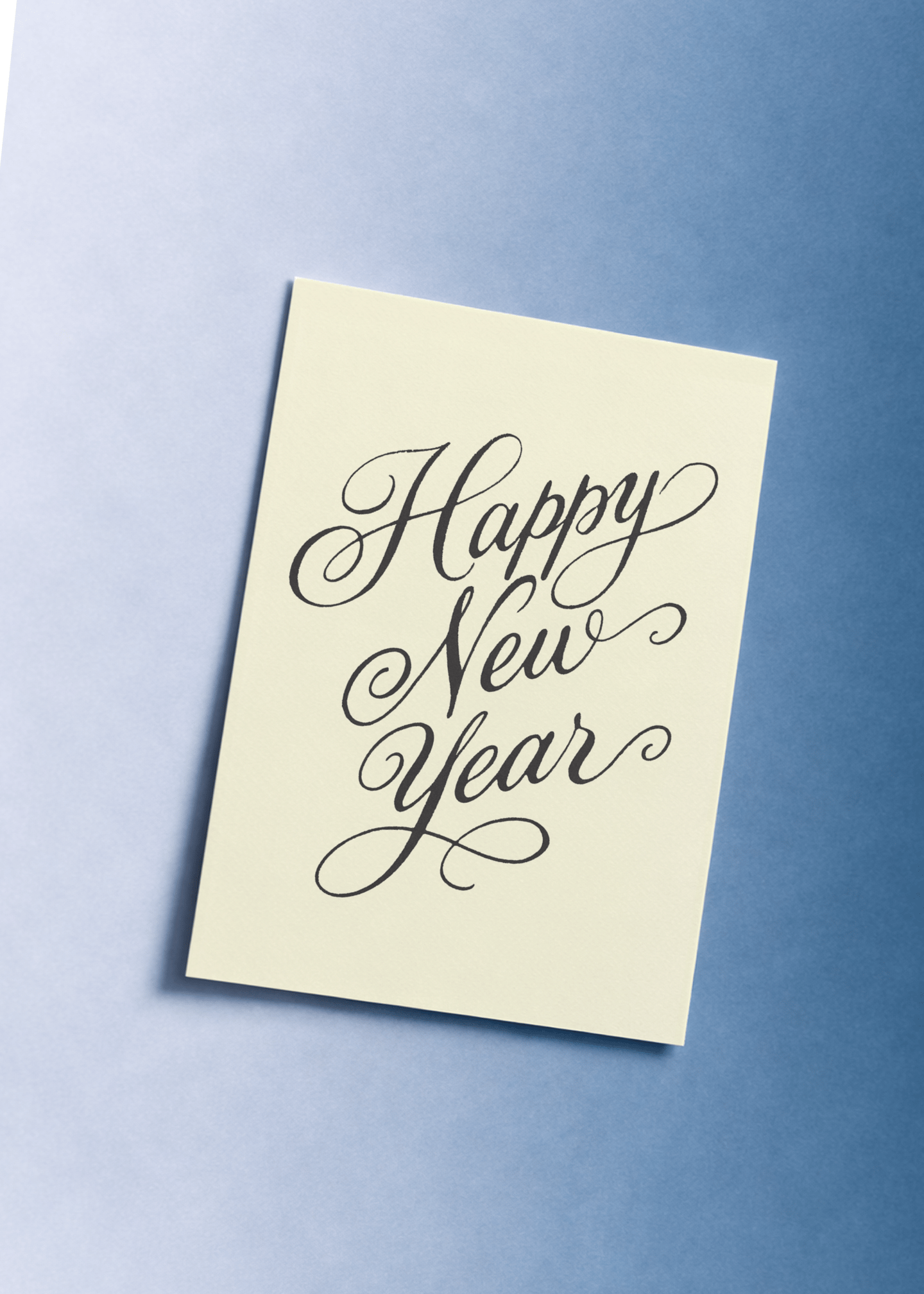Elegant Happy New Year Card mockup 1