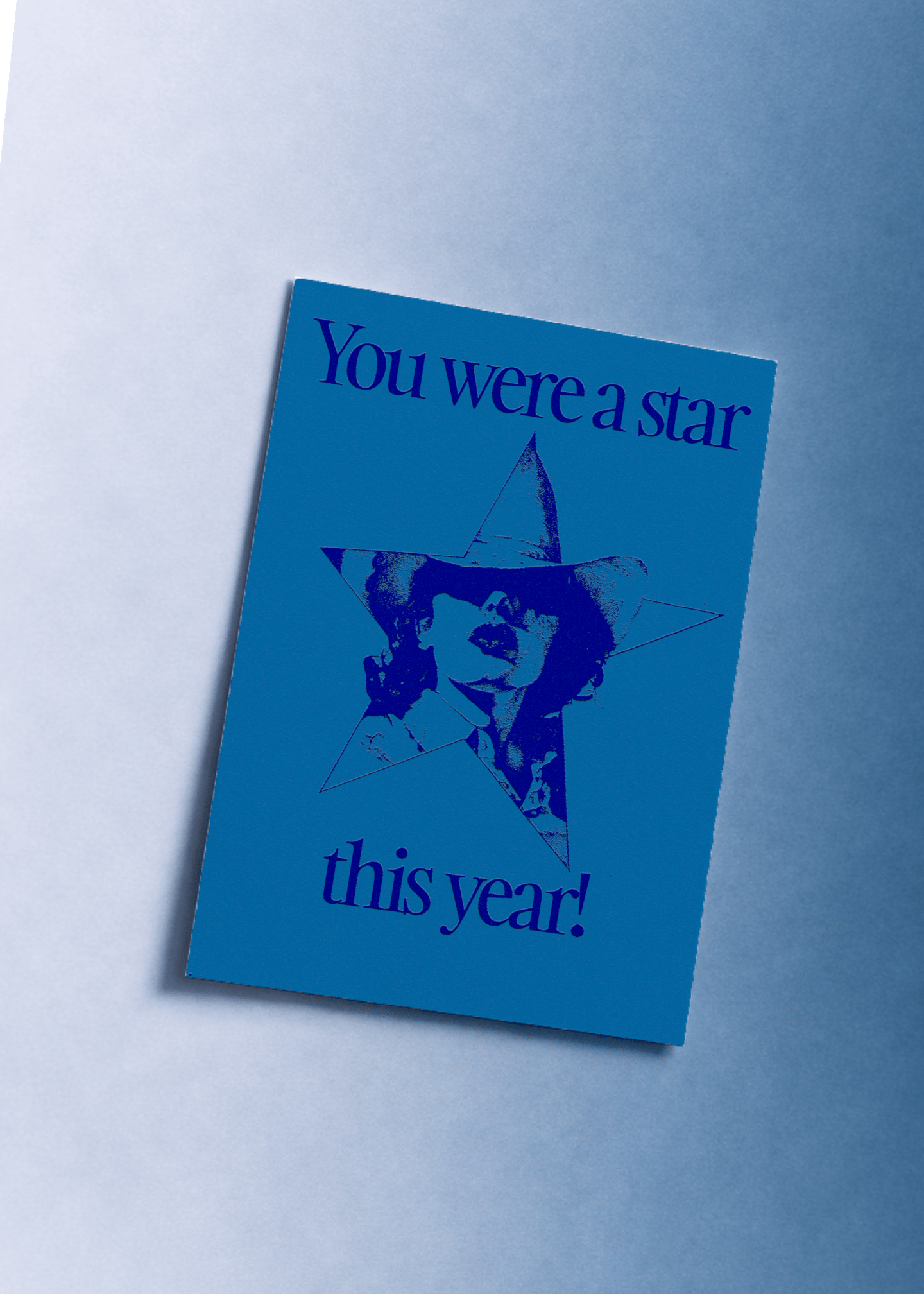 Shining Star Celebration Card mockup 1