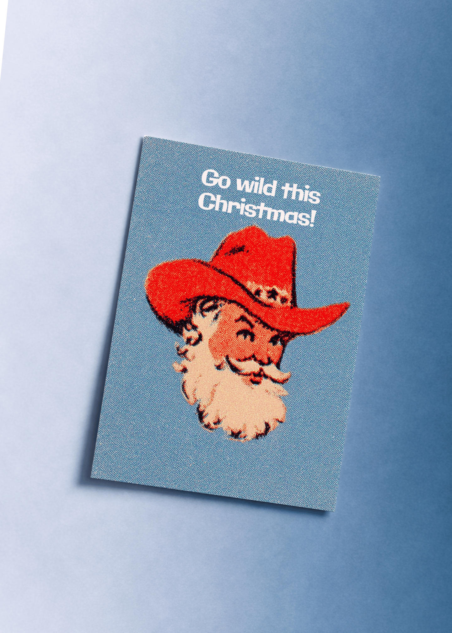 Festive Cowboy Christmas Card mockup 1