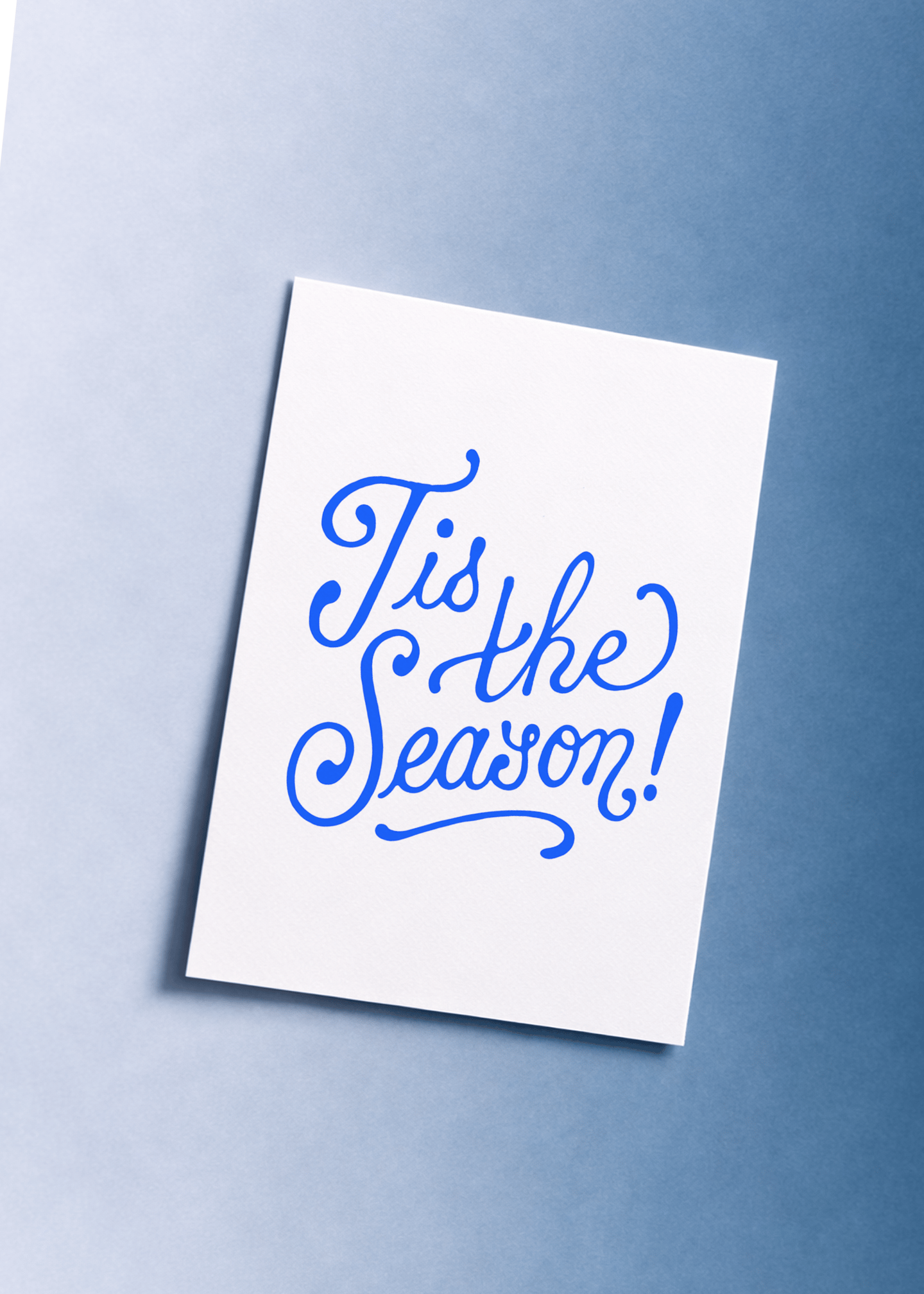 'Tis the Season Cheer Card mockup 1
