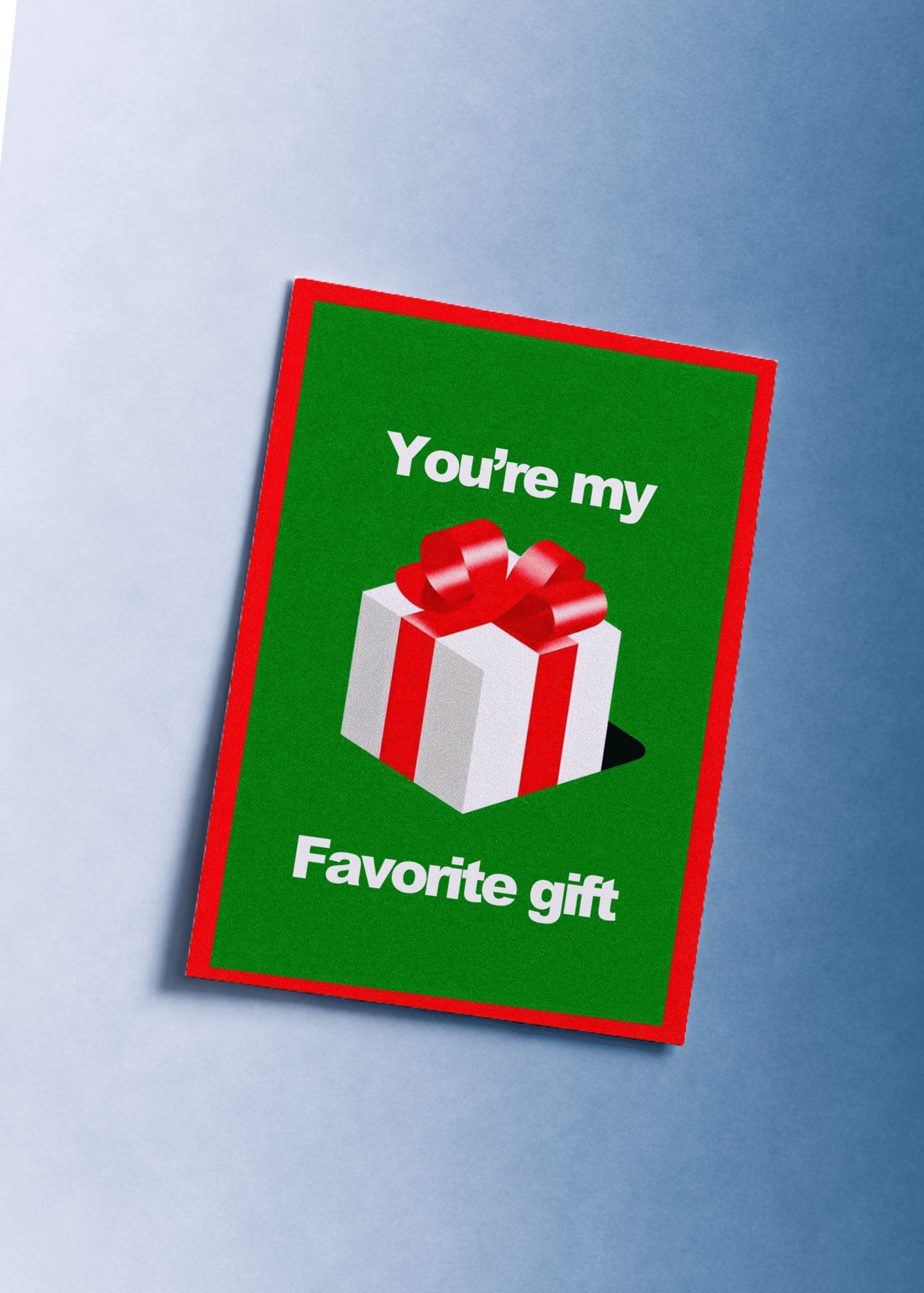 You're My Favorite Gift Card mockup 1