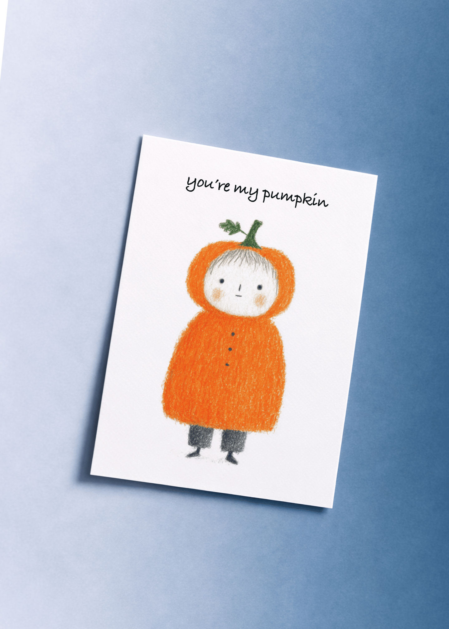 You're My Pumpkin Sweet Card mockup 1