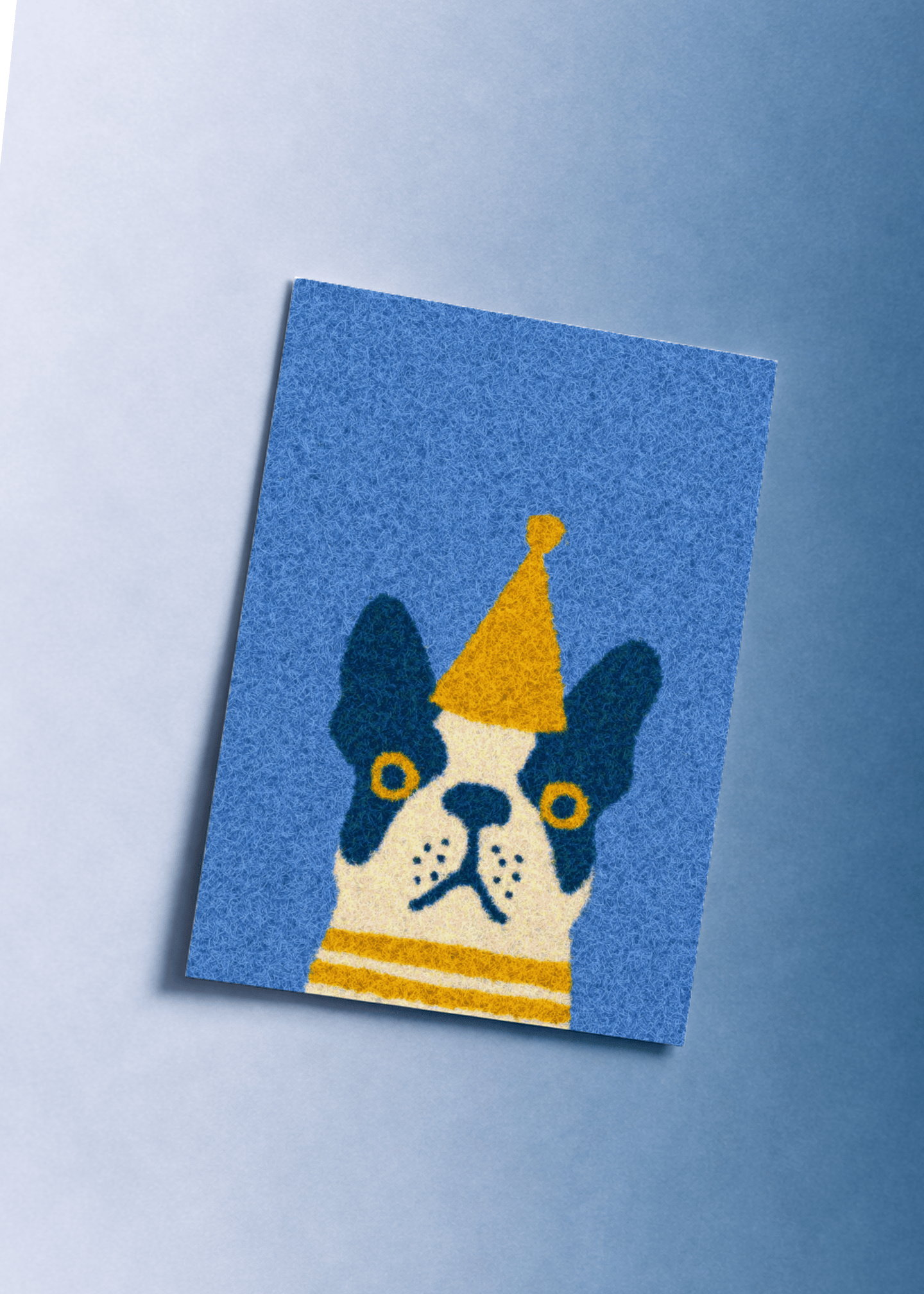 Party Pup Greeting Card mockup 1