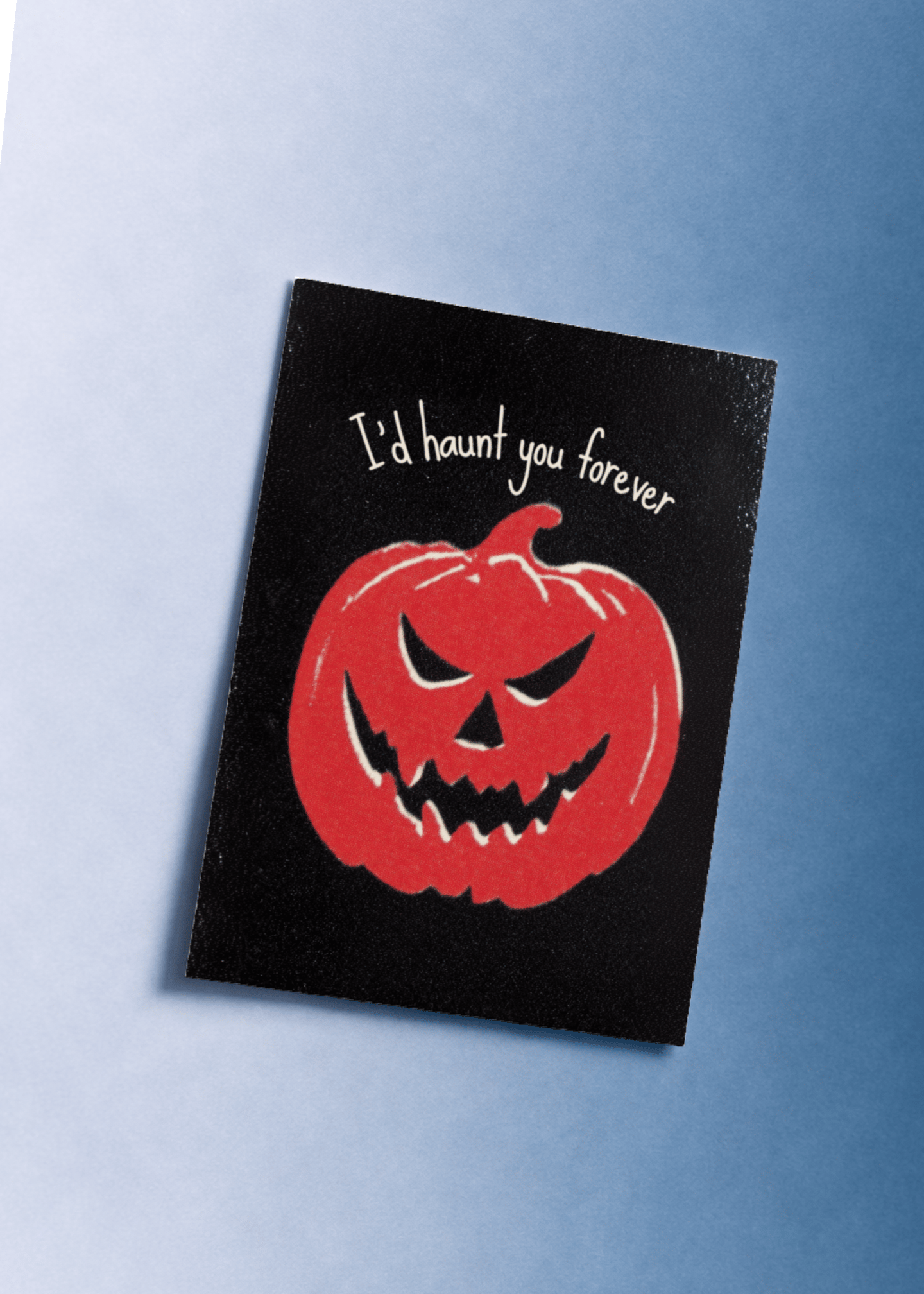 Forever Haunting Halloween Card mockup 1
