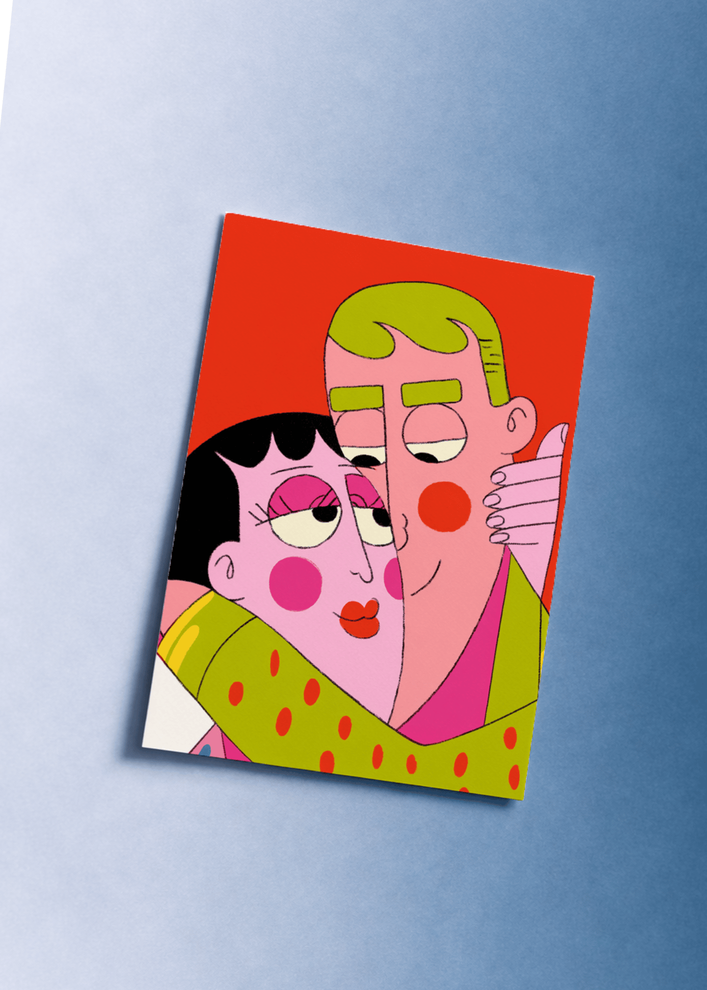 Warm Embrace Love Card mockup 1