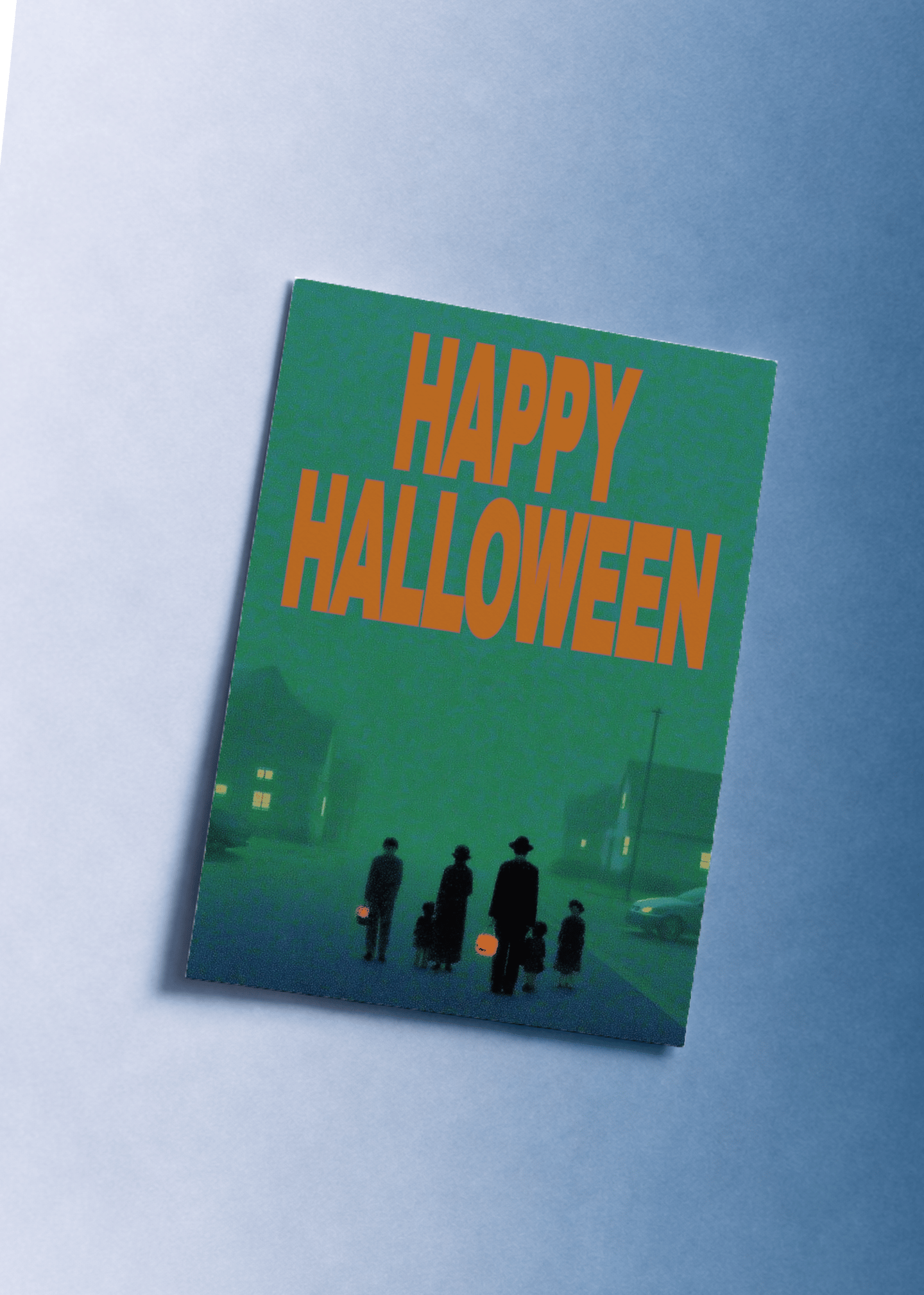 Spooky Halloween Night Card mockup 1