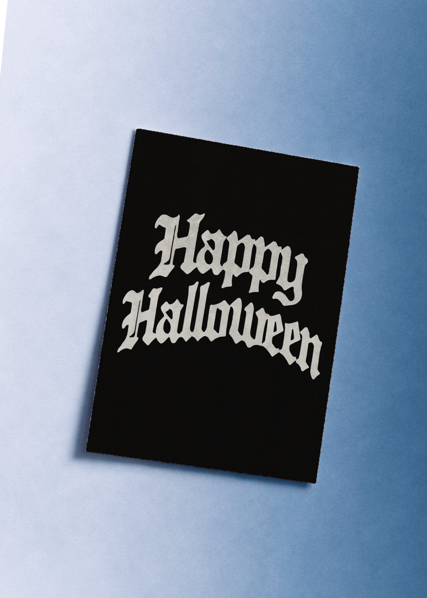 Spooky Halloween Greeting Card mockup 1