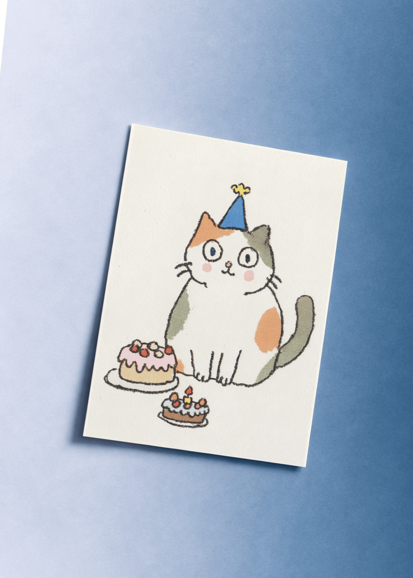 Party Cat Celebration Card mockup 1