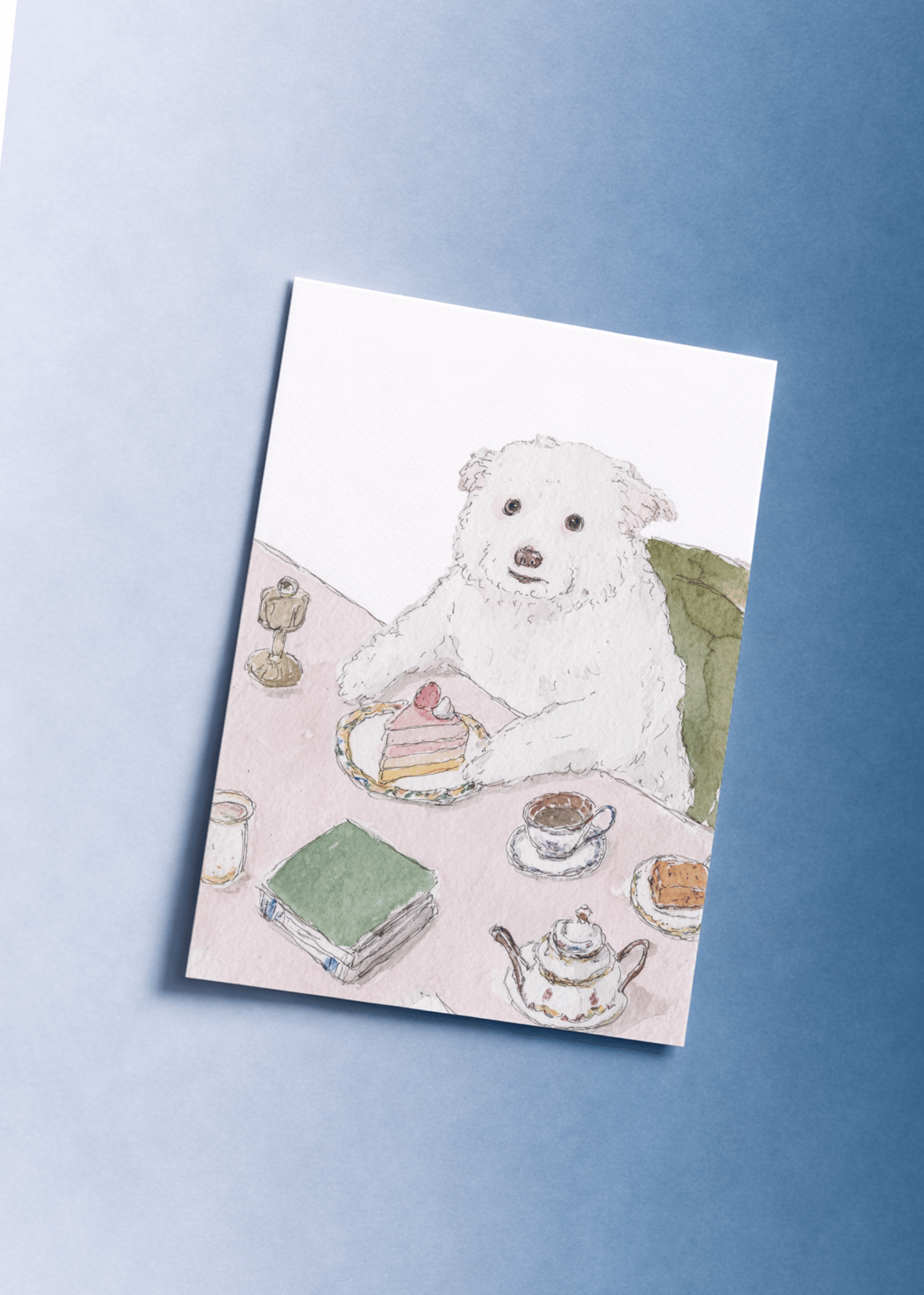Paws & Pastries Celebration Card mockup 1