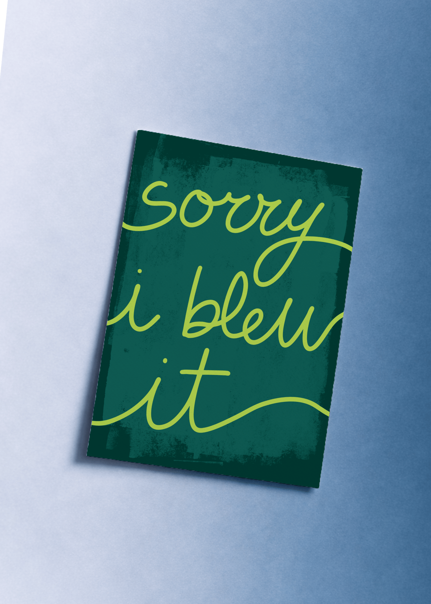 Sorry I Blew It Card mockup 1