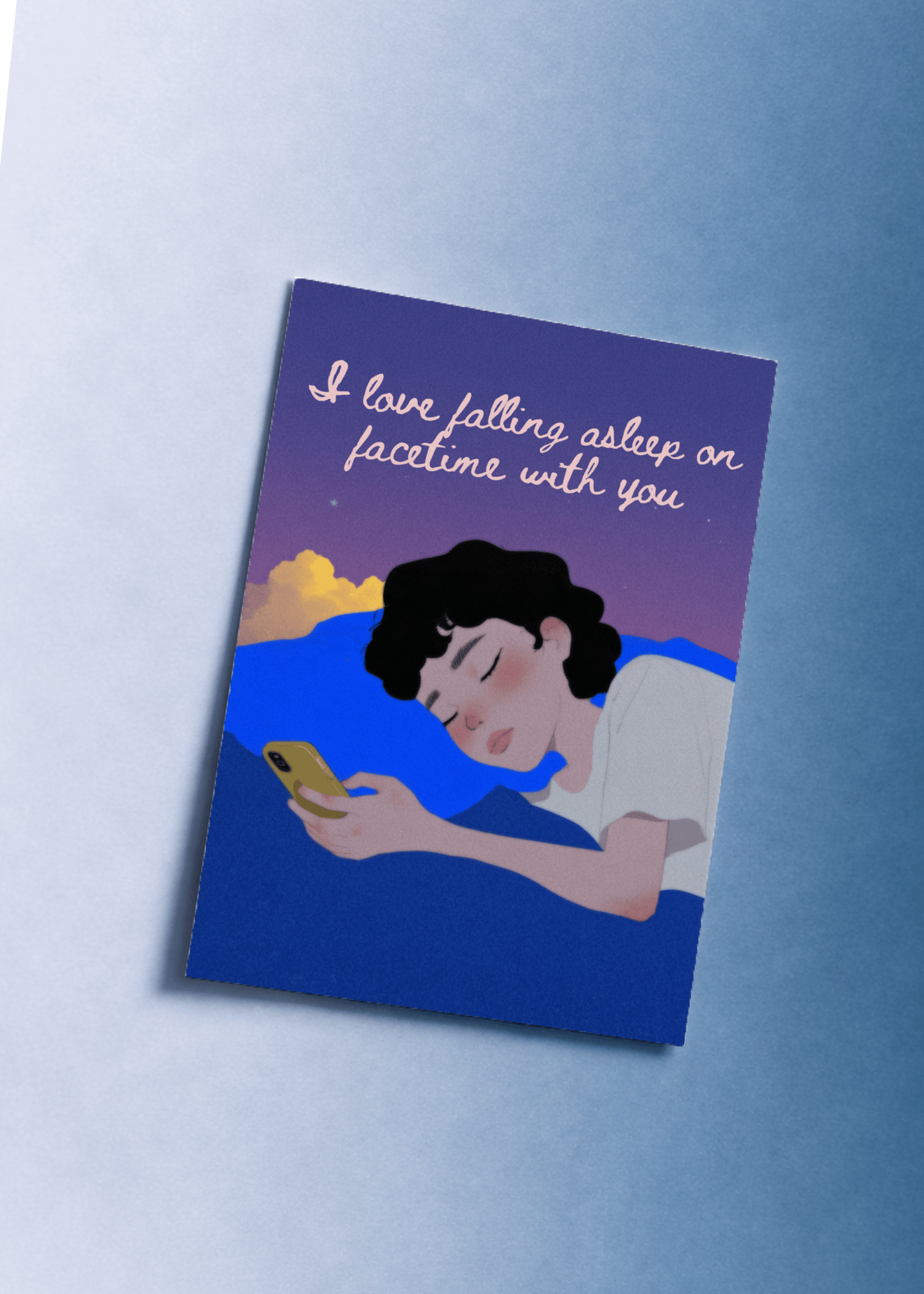 Facetime Dreams Card mockup 1