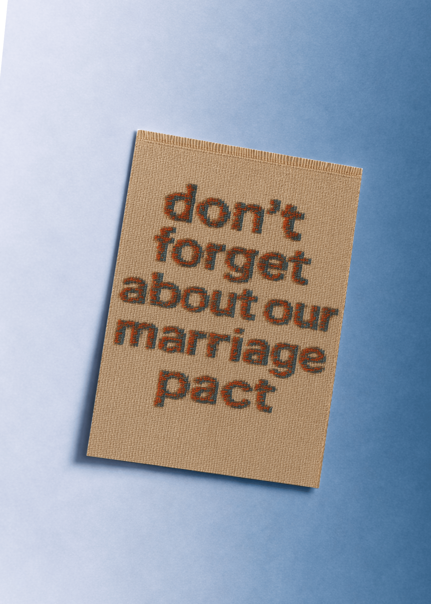 Don’t Forget Our Marriage Pact Card mockup 1
