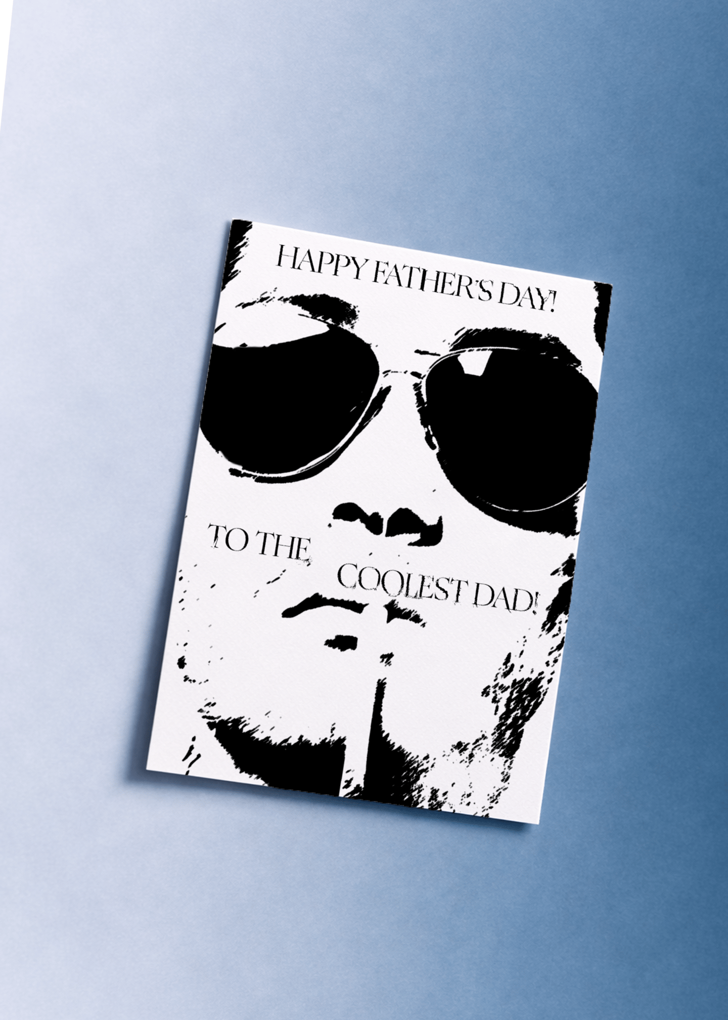 Coolest Dad Father's Day Card mockup 1