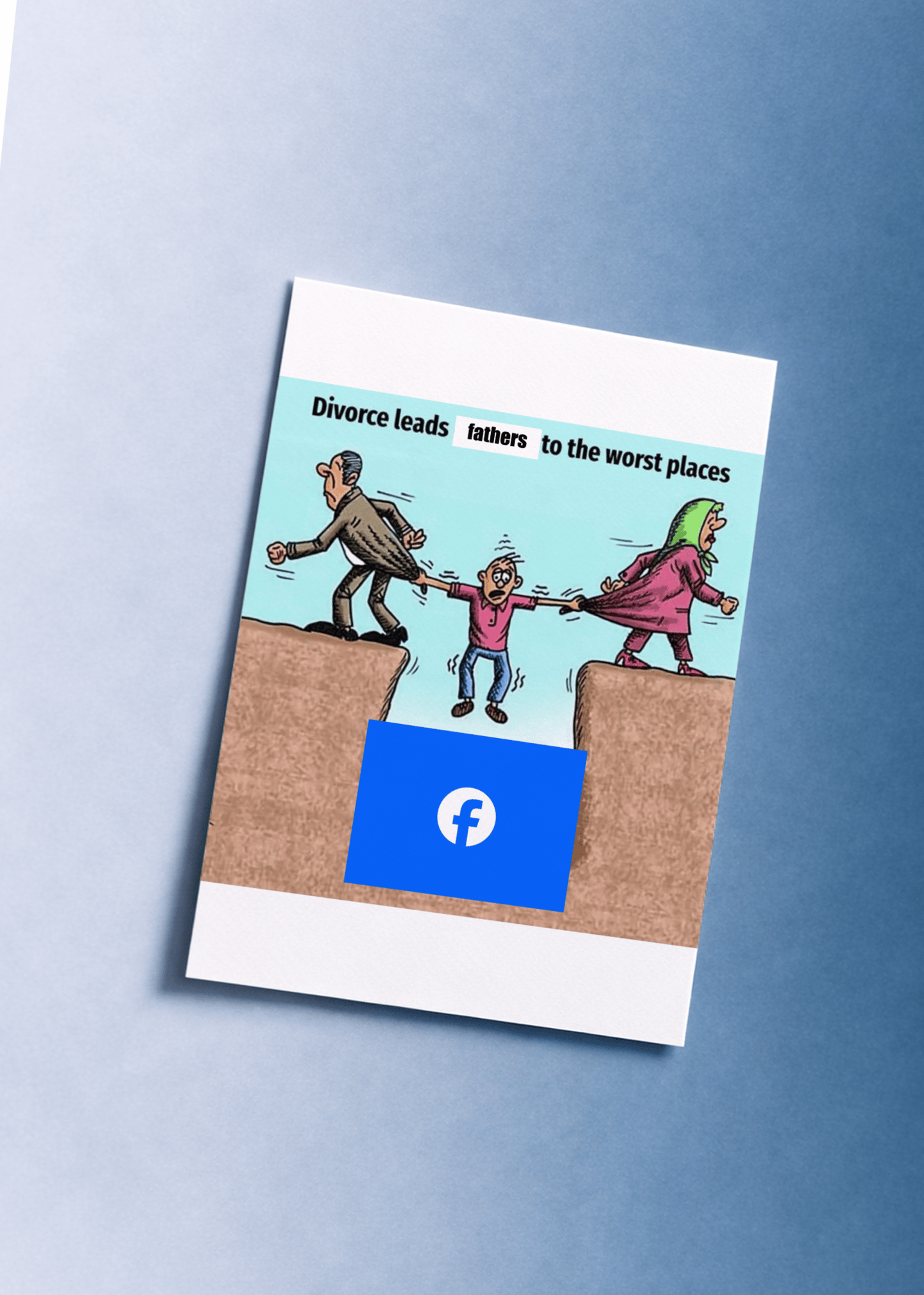 Divorce Dad Facebook Card mockup 1
