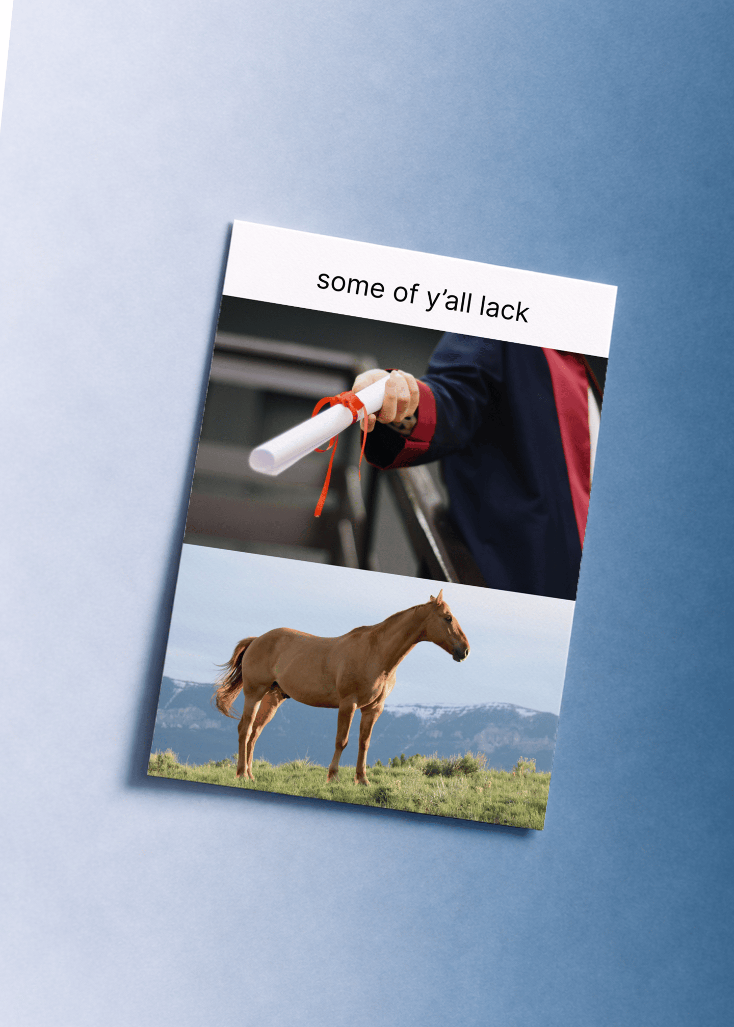 Some of Y’all Lack Grad Card mockup 1