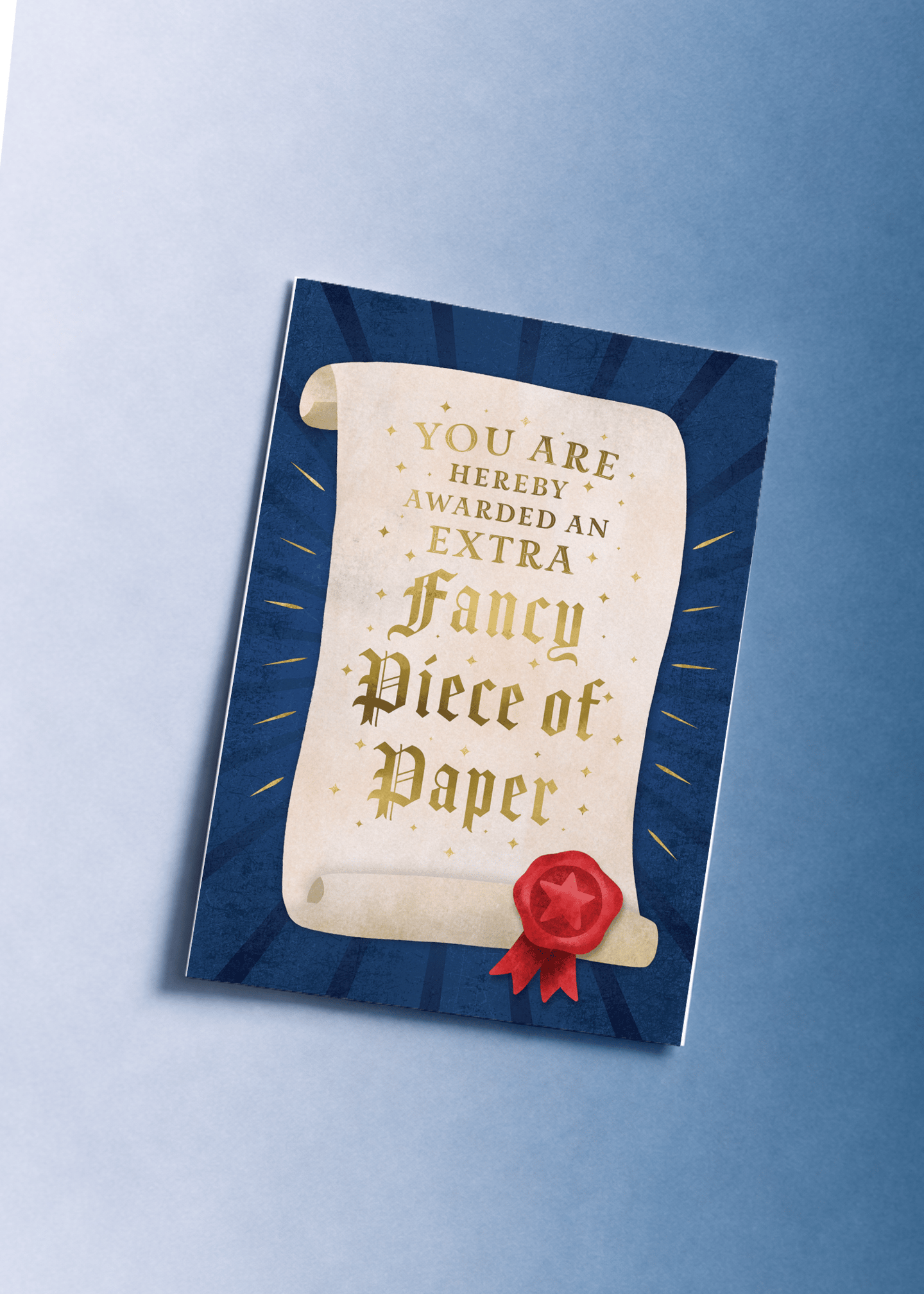 Fancy Piece of Paper Graduation Card mockup 1