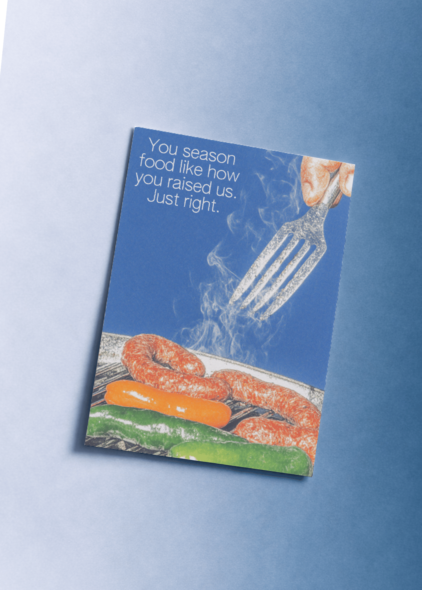 Just Right Seasoning Dad Card mockup 1