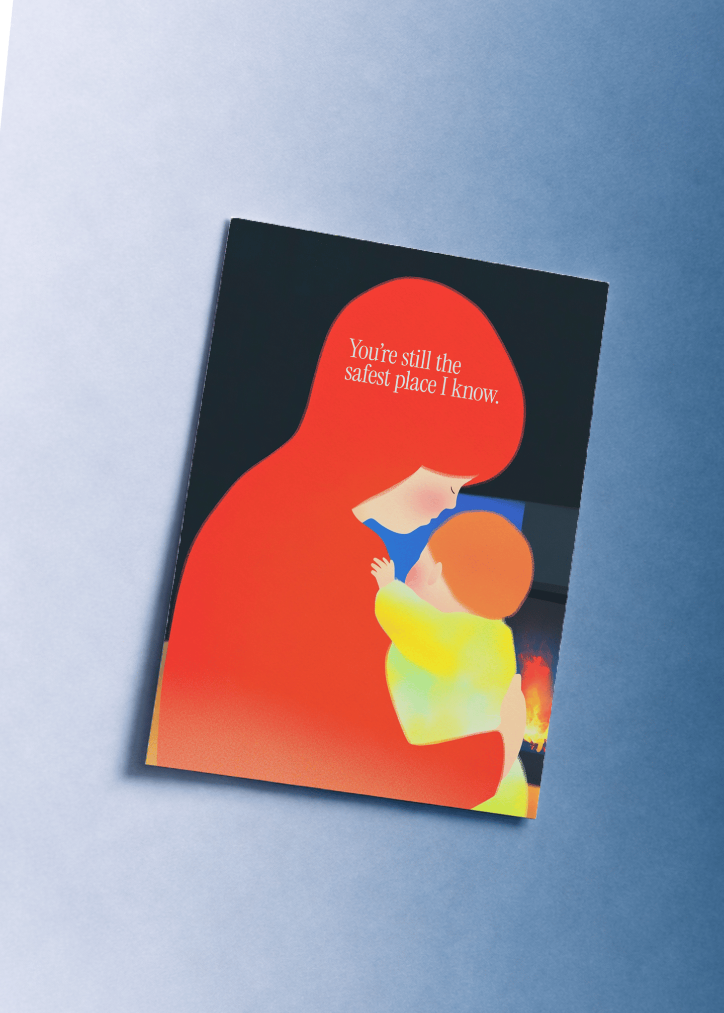 Safest Place I Know Card mockup 1