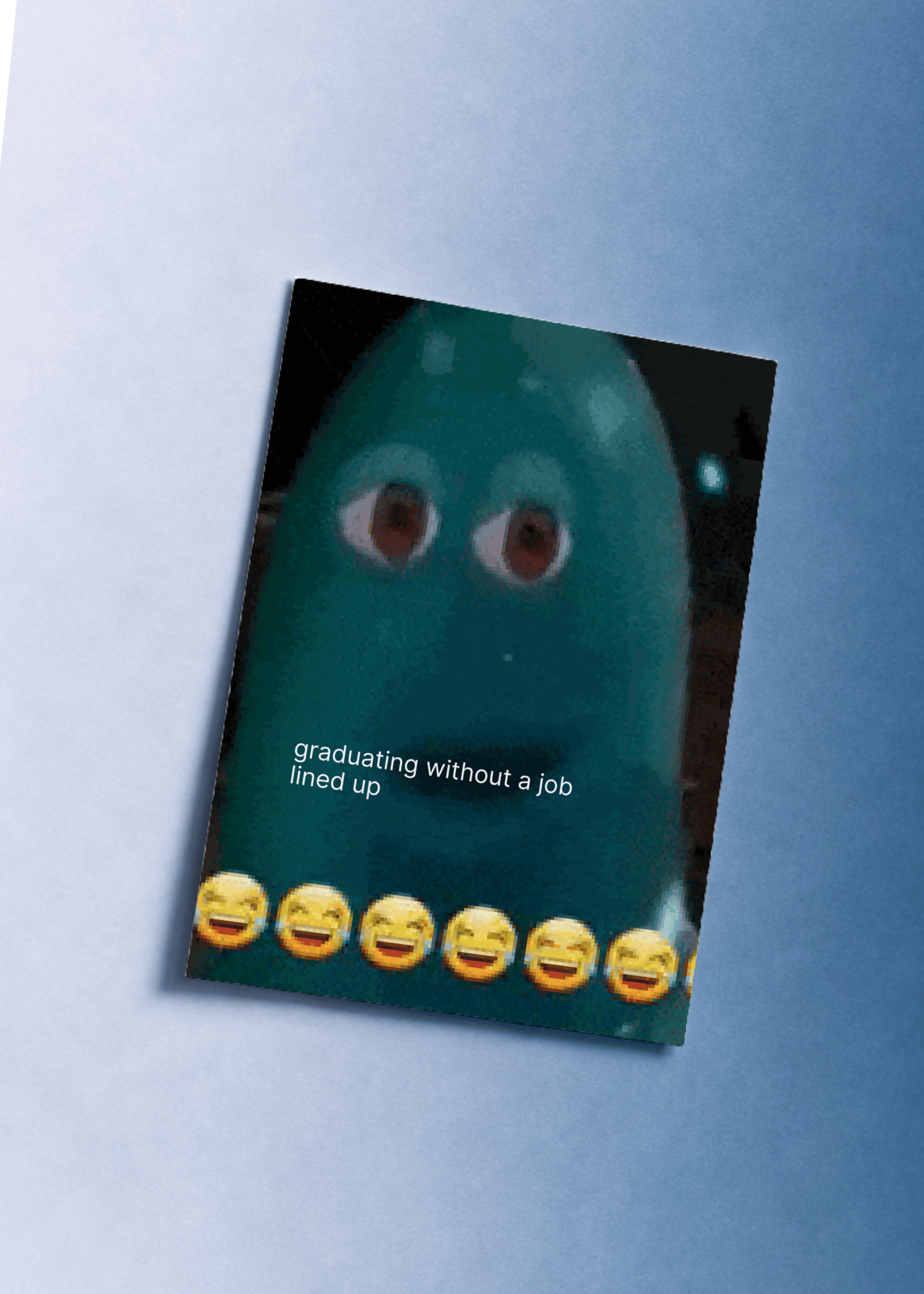 Graduating Without a Job Lined Up Card mockup 1