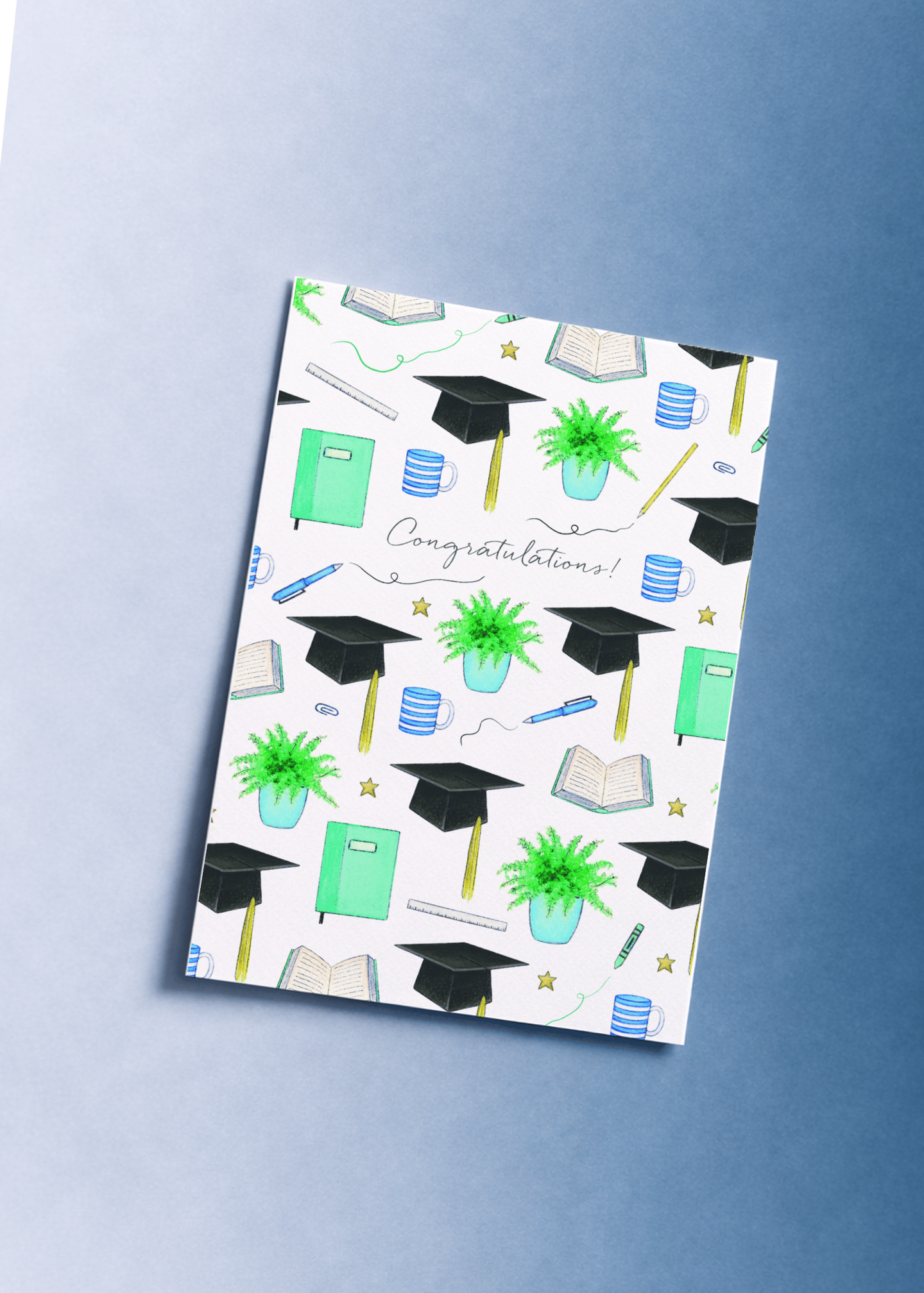 Study Essentials Congrats Card mockup 1