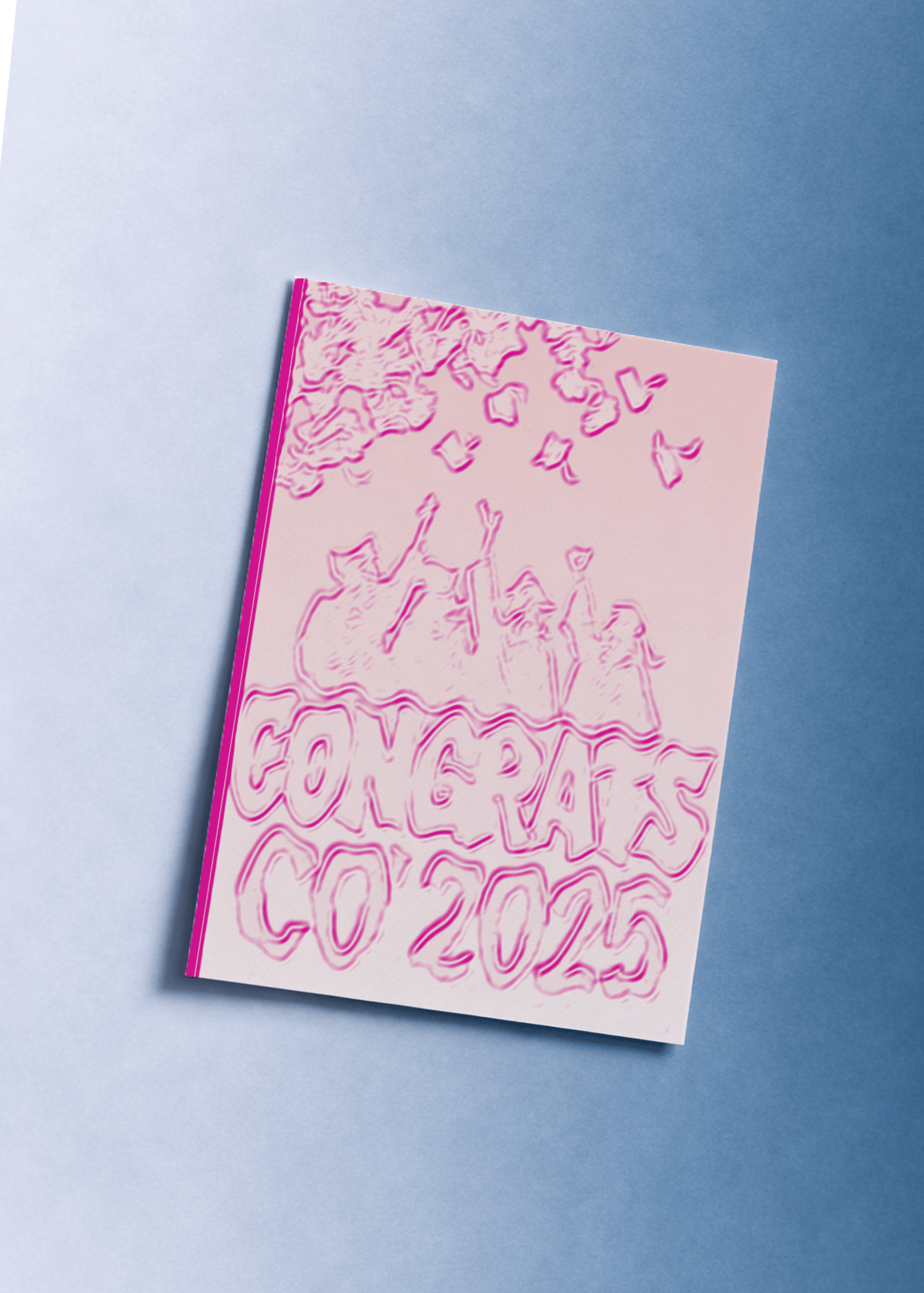 Congrats Class of 2025 Pink Haze Card mockup 1