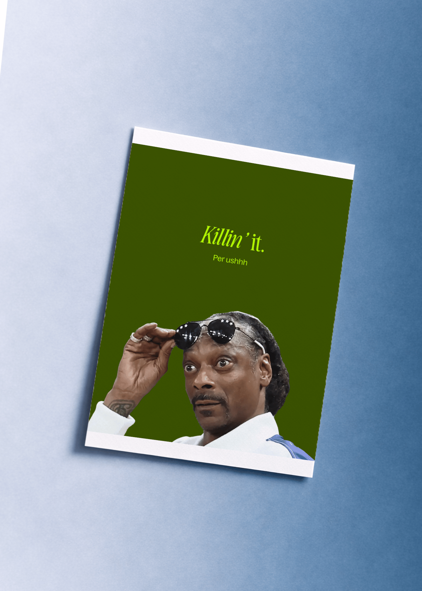 Killin’ It, Per Ushhh Card mockup 1