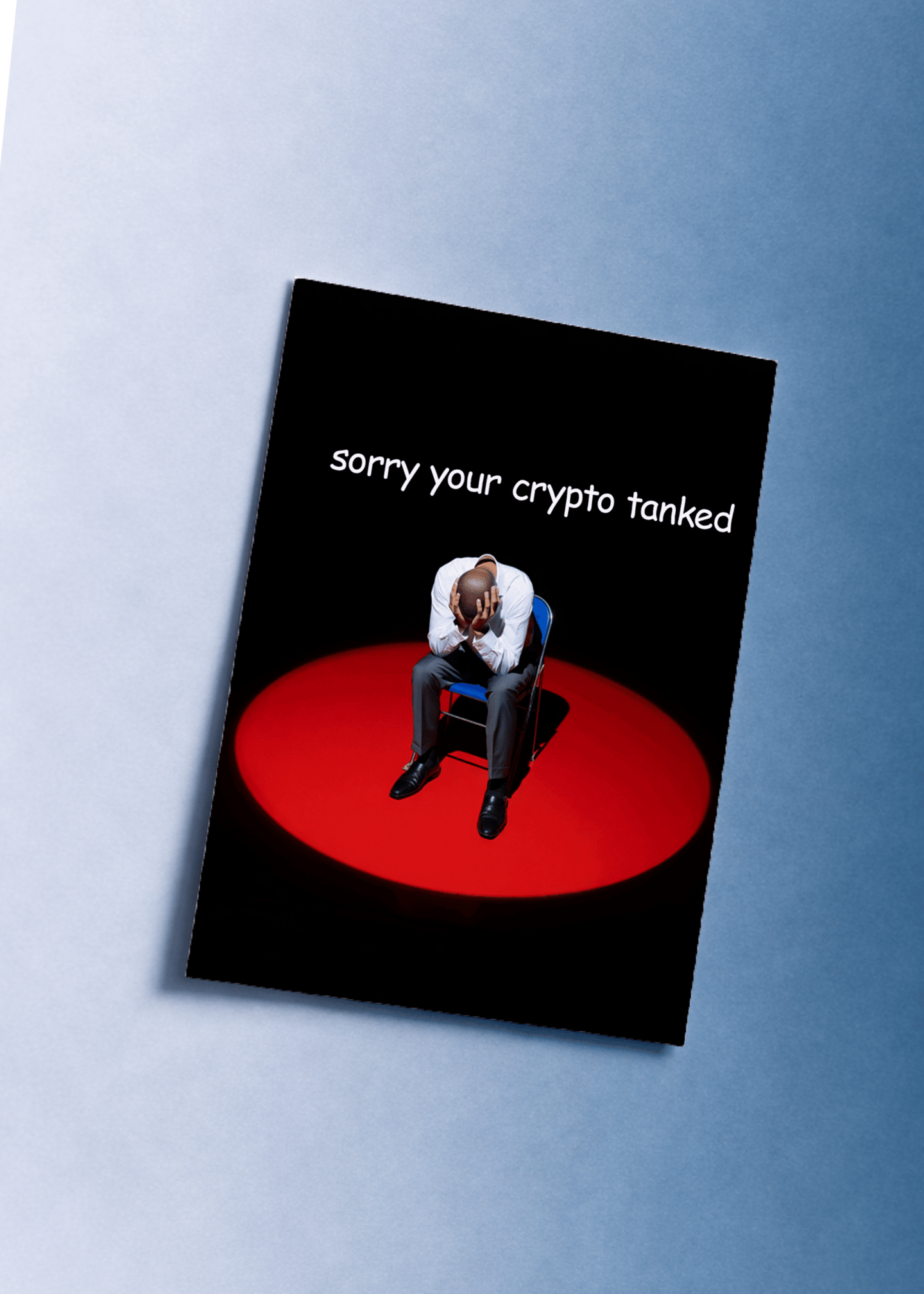 Sorry Your Crypto Tanked Card mockup 1