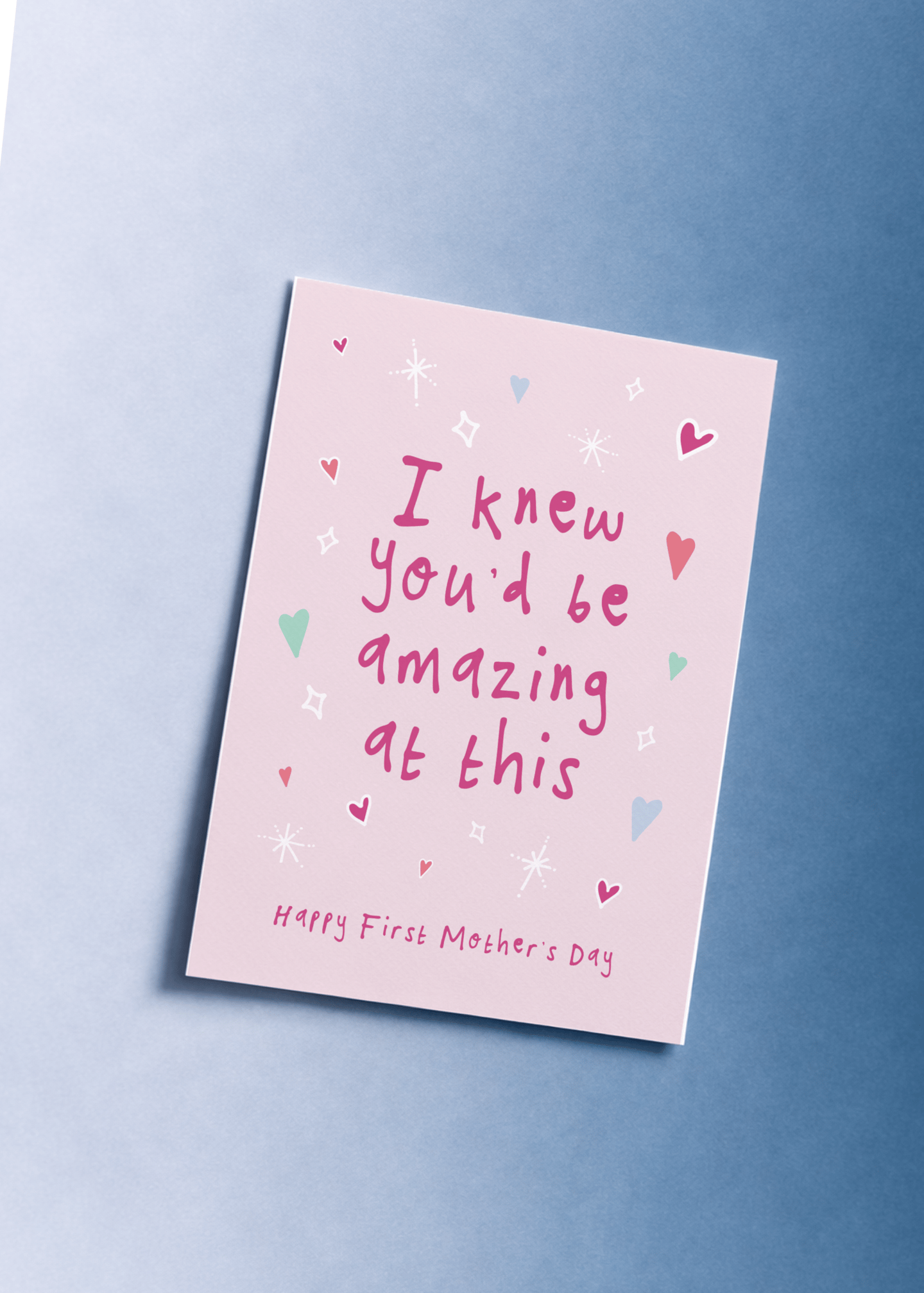 Amazing First Mother’s Day Card mockup 1