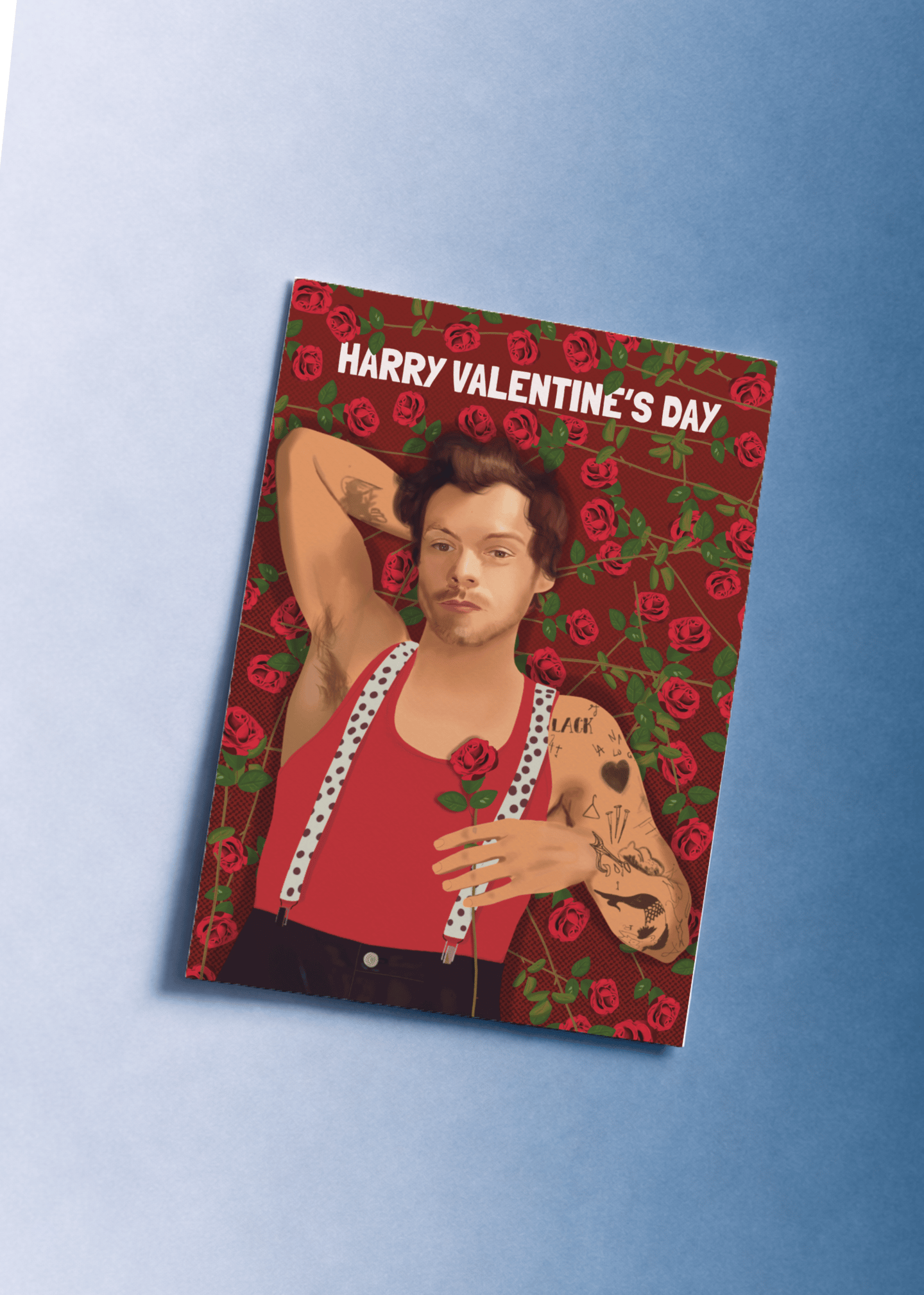 Harry Valentine's Day Card mockup 1