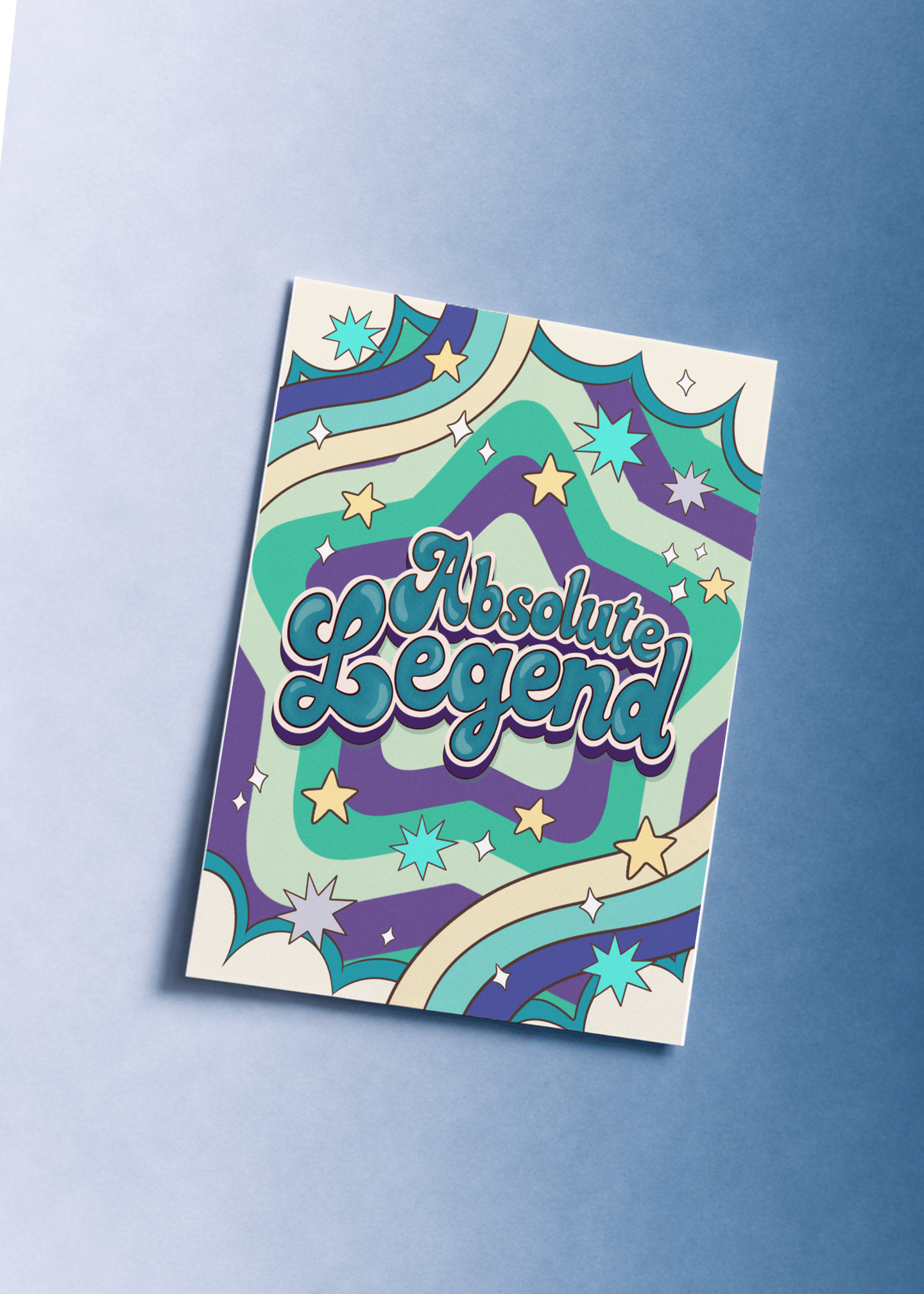 Absolute Legend Celebration Card mockup 1