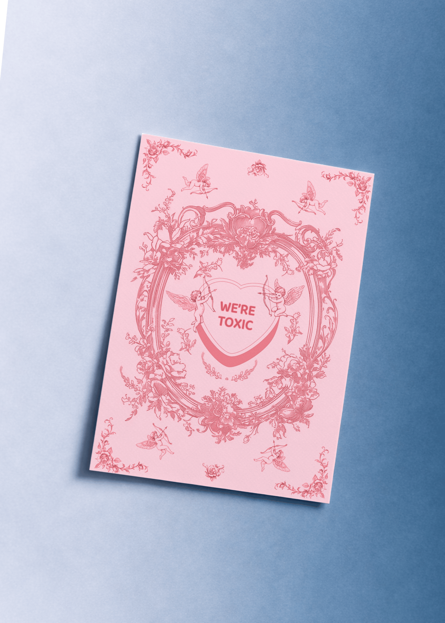 We’re Toxic Cupid Card mockup 1