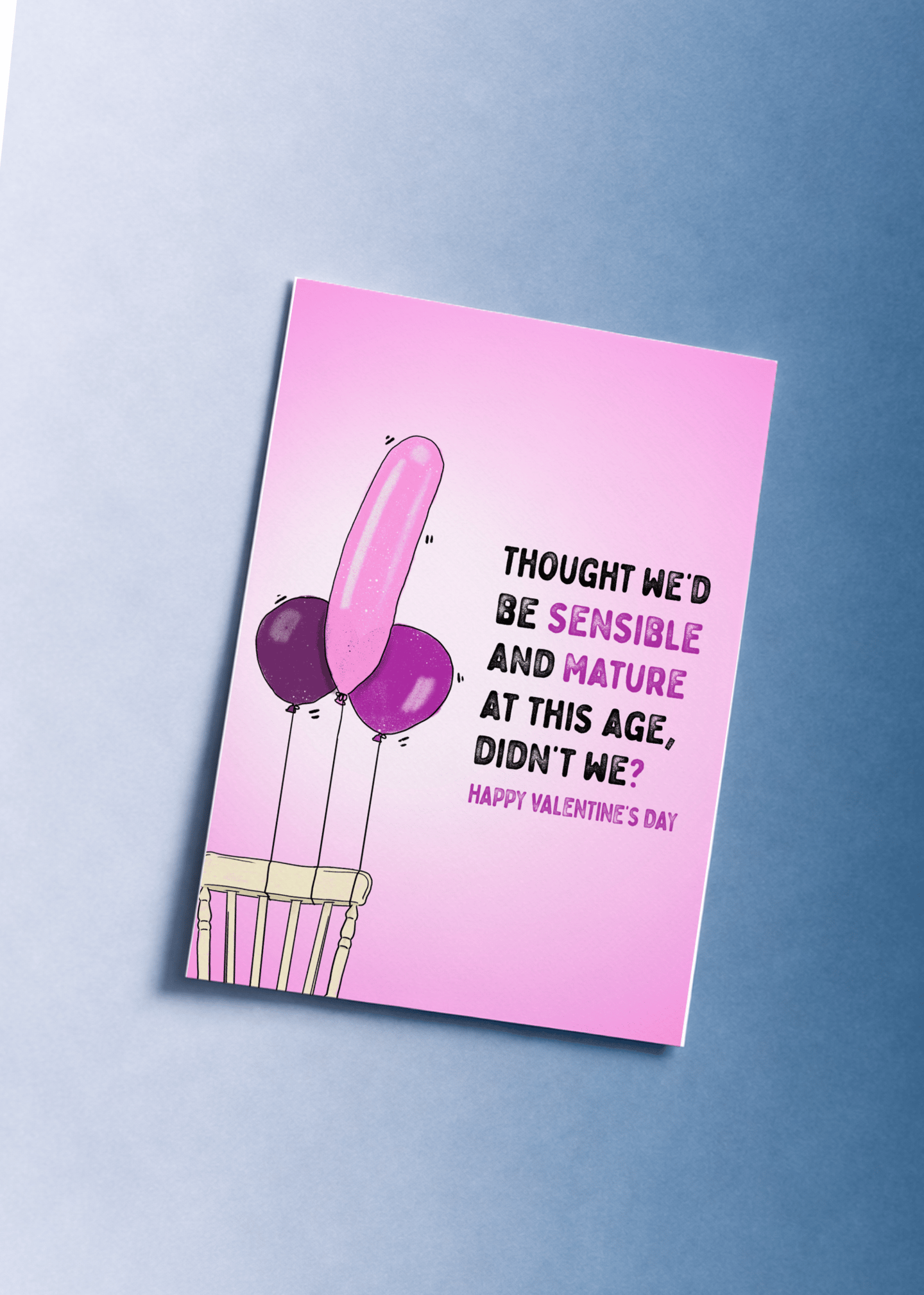 Sensible and Mature Valentine's Day Card mockup 1