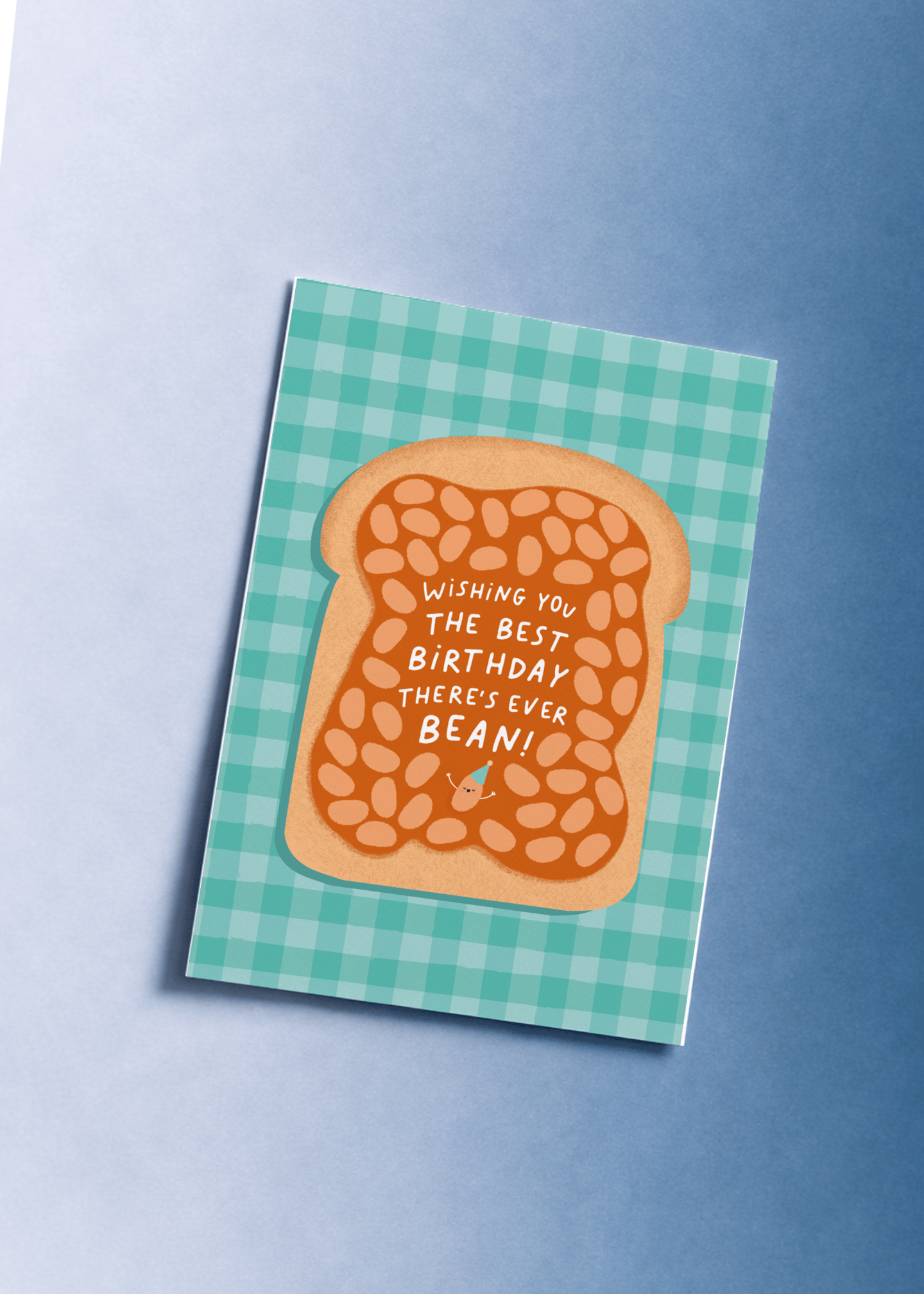 Baked Beans Birthday Card mockup 1