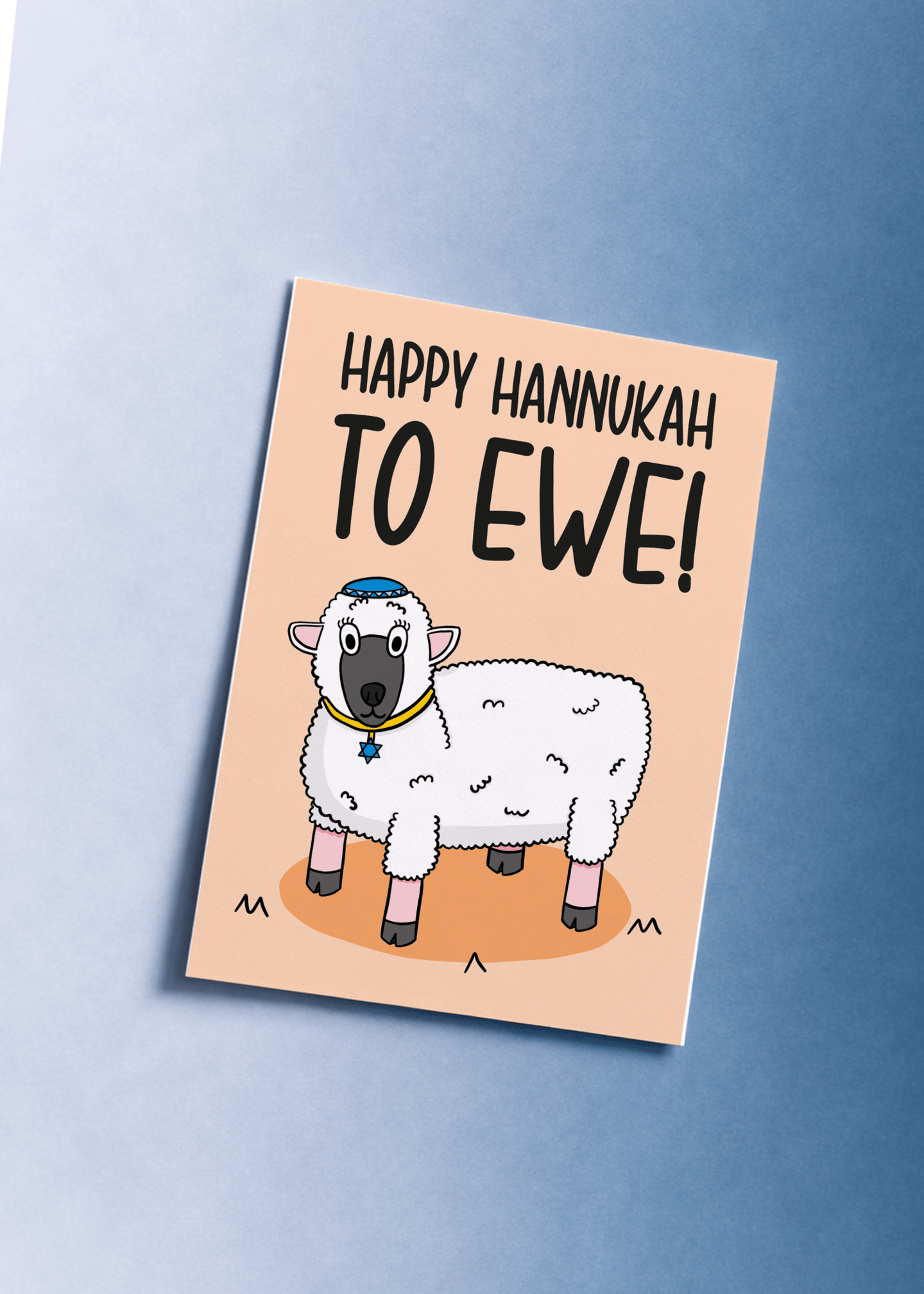 Happy Hanukkah To Ewe mockup 1