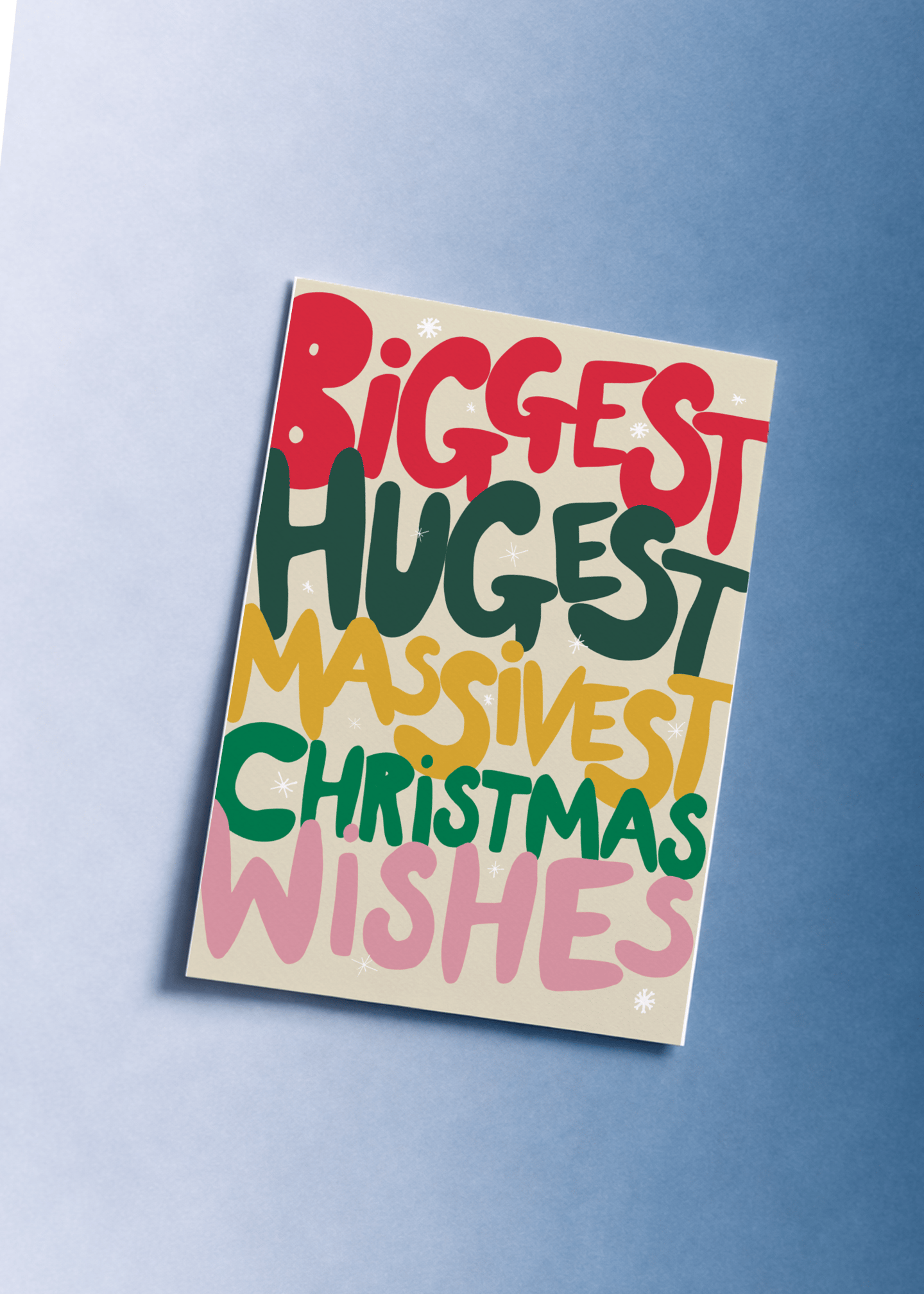 Biggest, Hugest, Massivest Christmas Wishes mockup 1