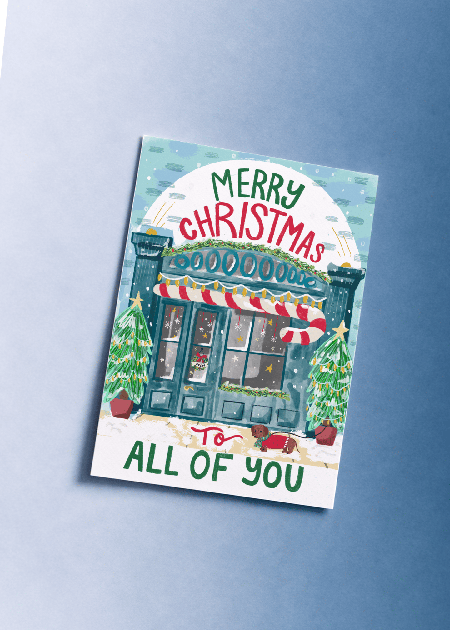 Festive Shopfront Christmas mockup 1