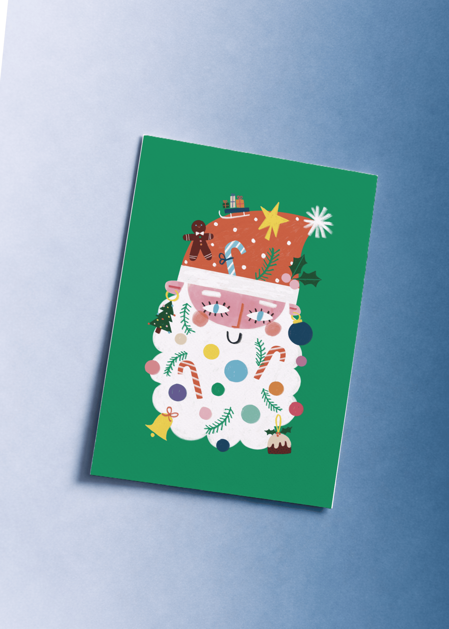 Festive Santa Beard mockup 1