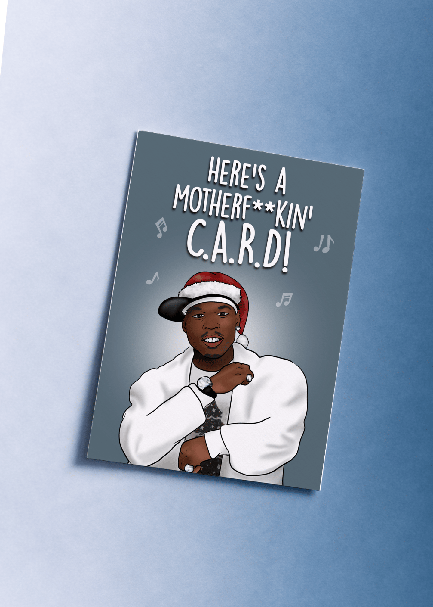 C.A.R.D. Holiday Gangsta Greetings mockup 1