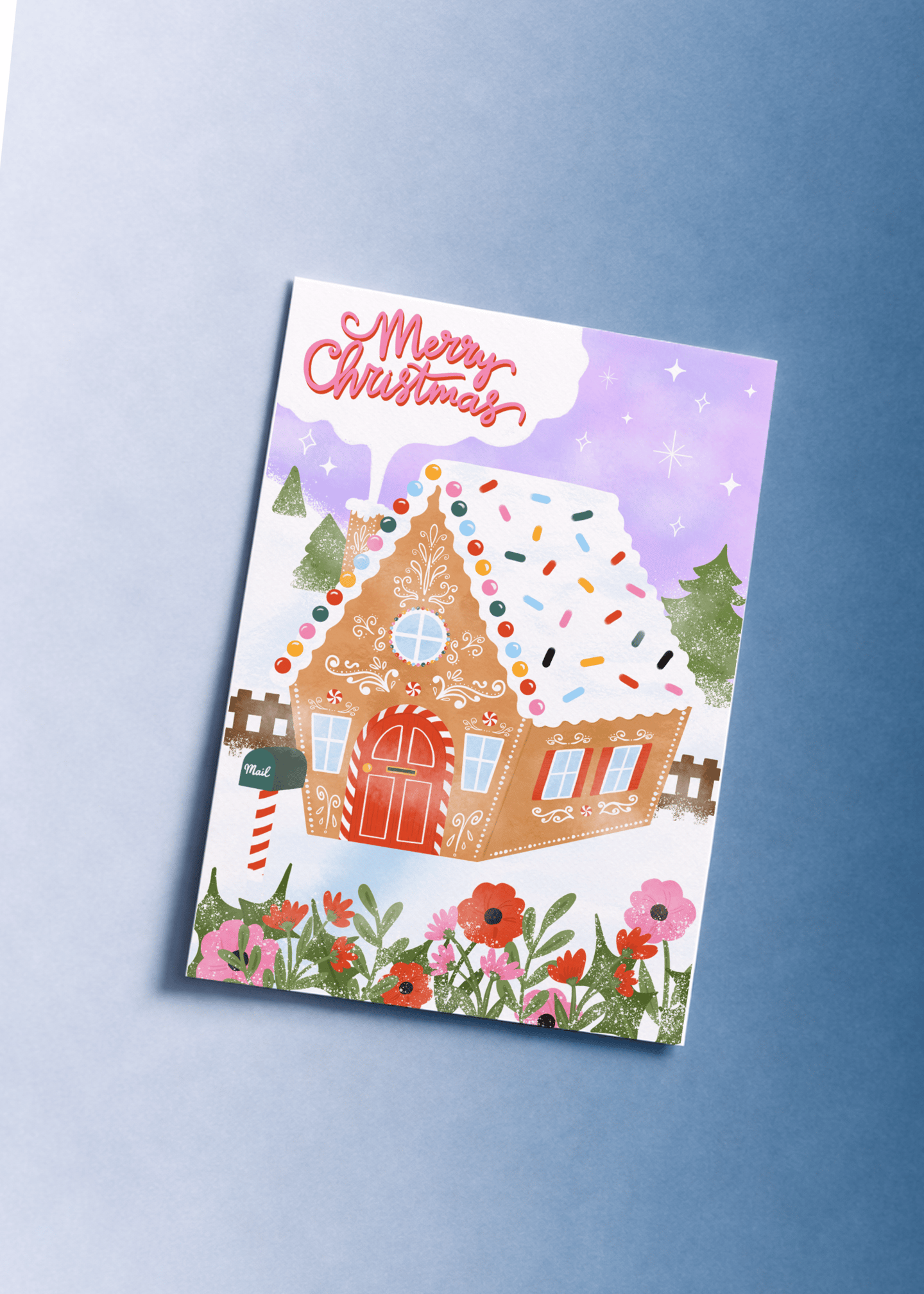 Gingerbread Christmas House mockup 1