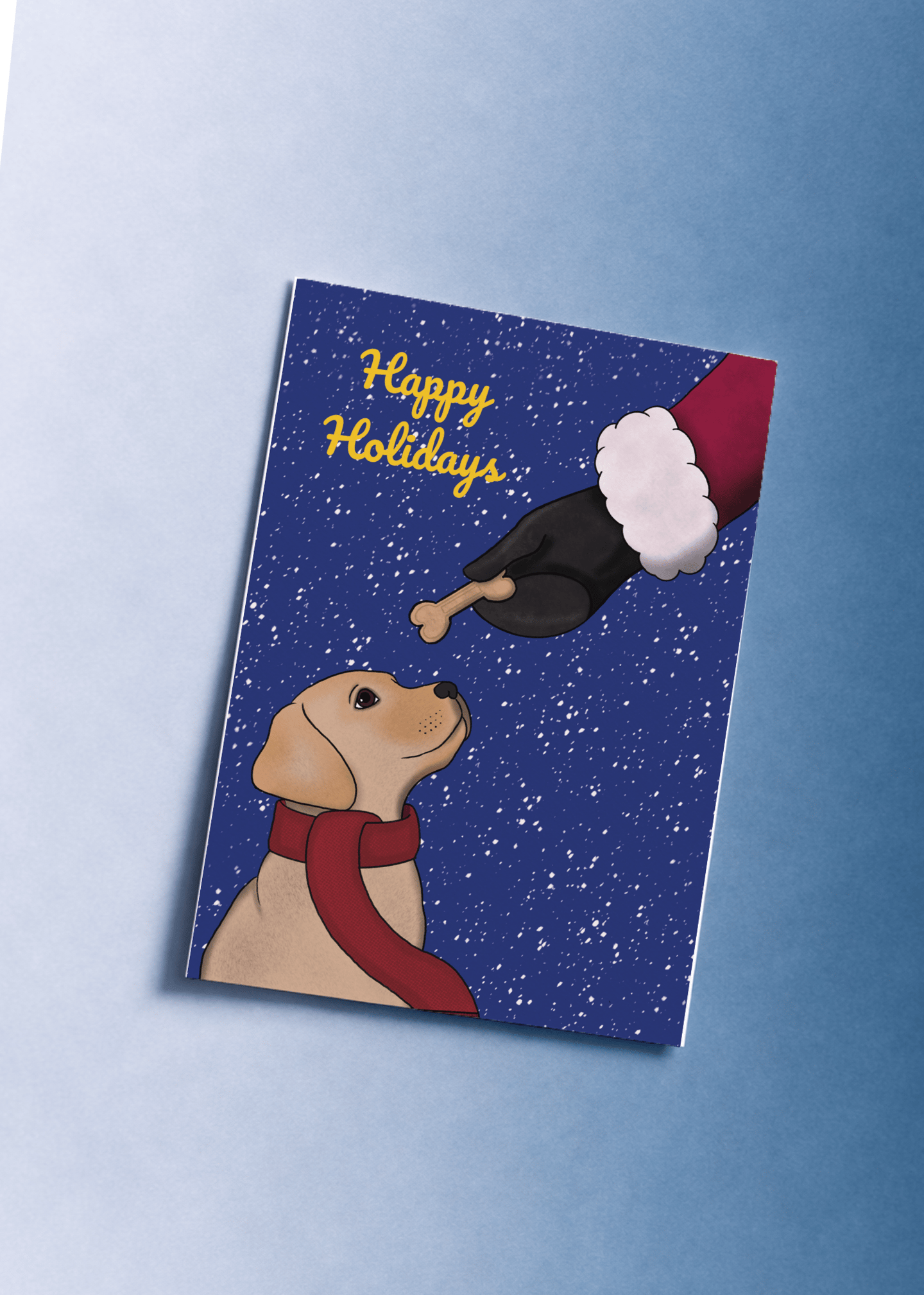 Festive Puppy Holiday mockup 1