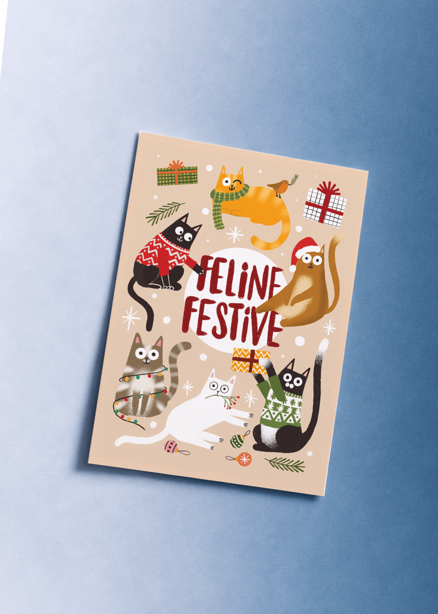 Feline Festive mockup 1