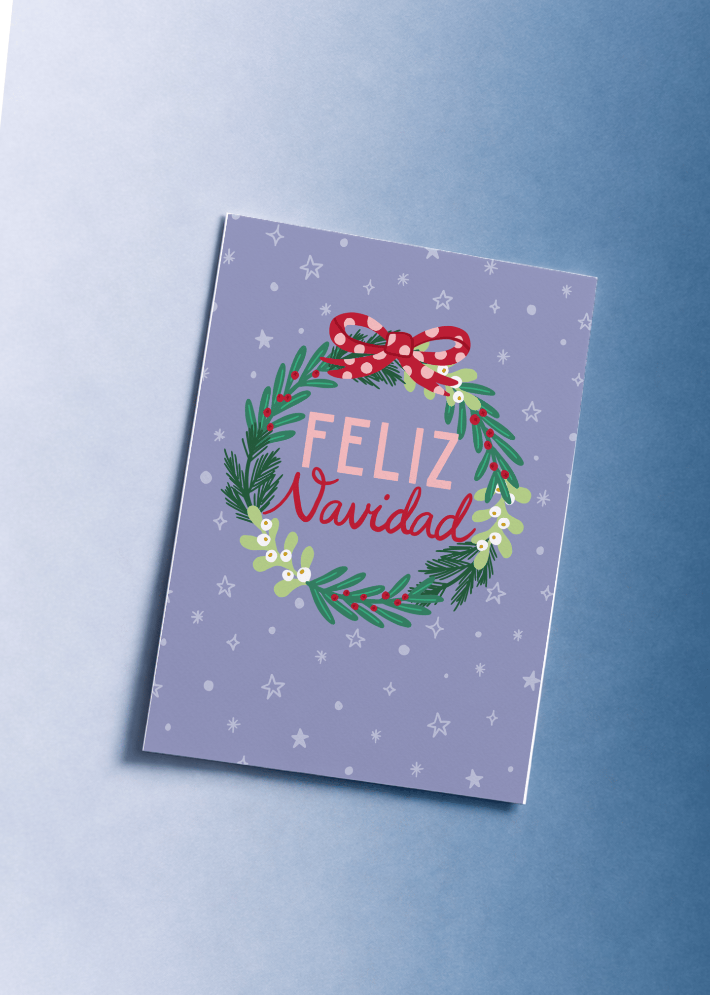 Holiday Wreath Greetings mockup 1