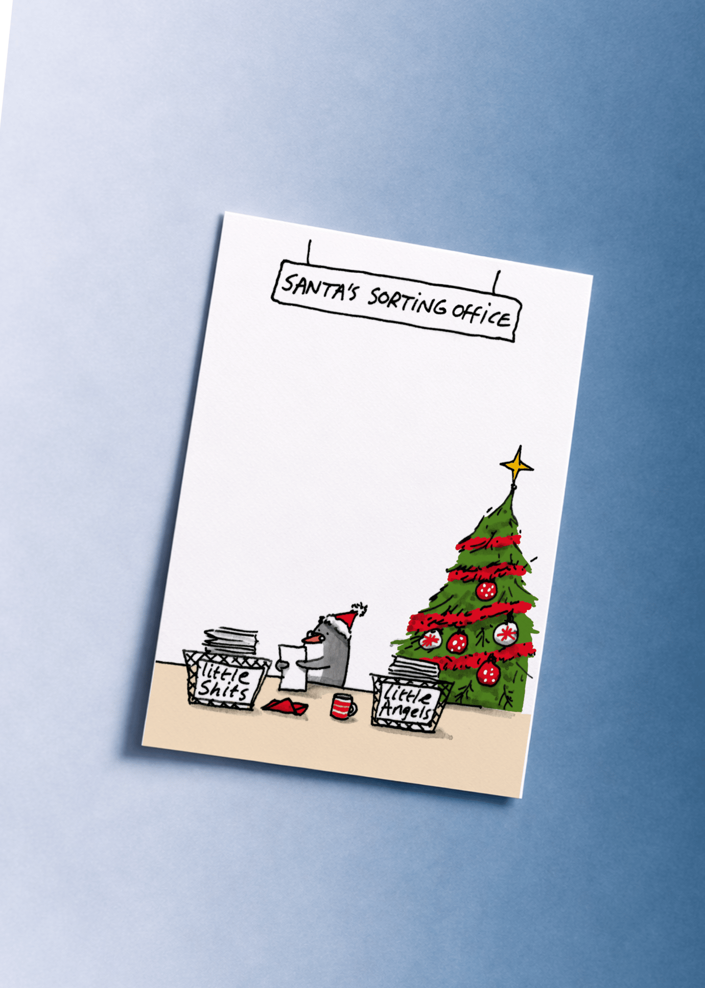 Santa's Sorting Office Humor mockup 1