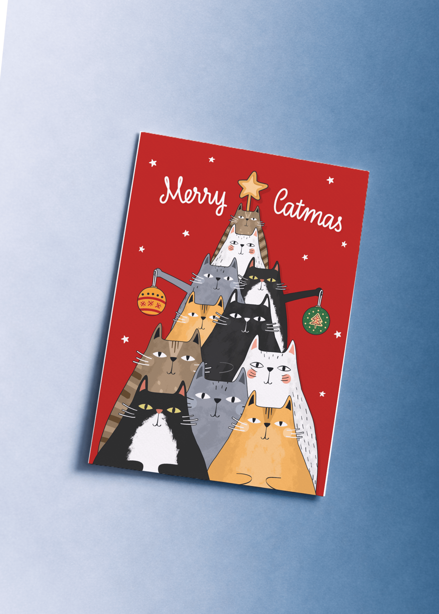 Merry Catmas mockup 1